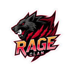Rage Clan Logo Sticker