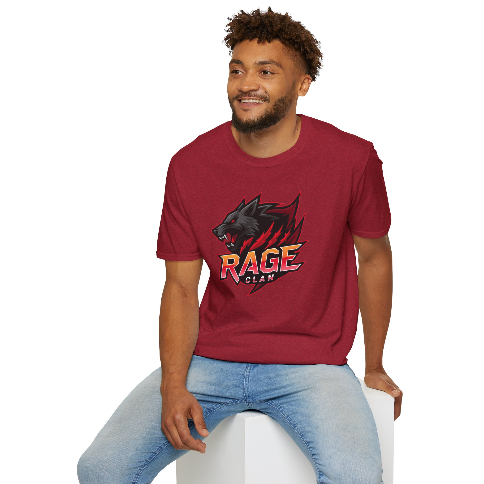 Rage Clan Logo Soft-Style T-Shirt - Image 35