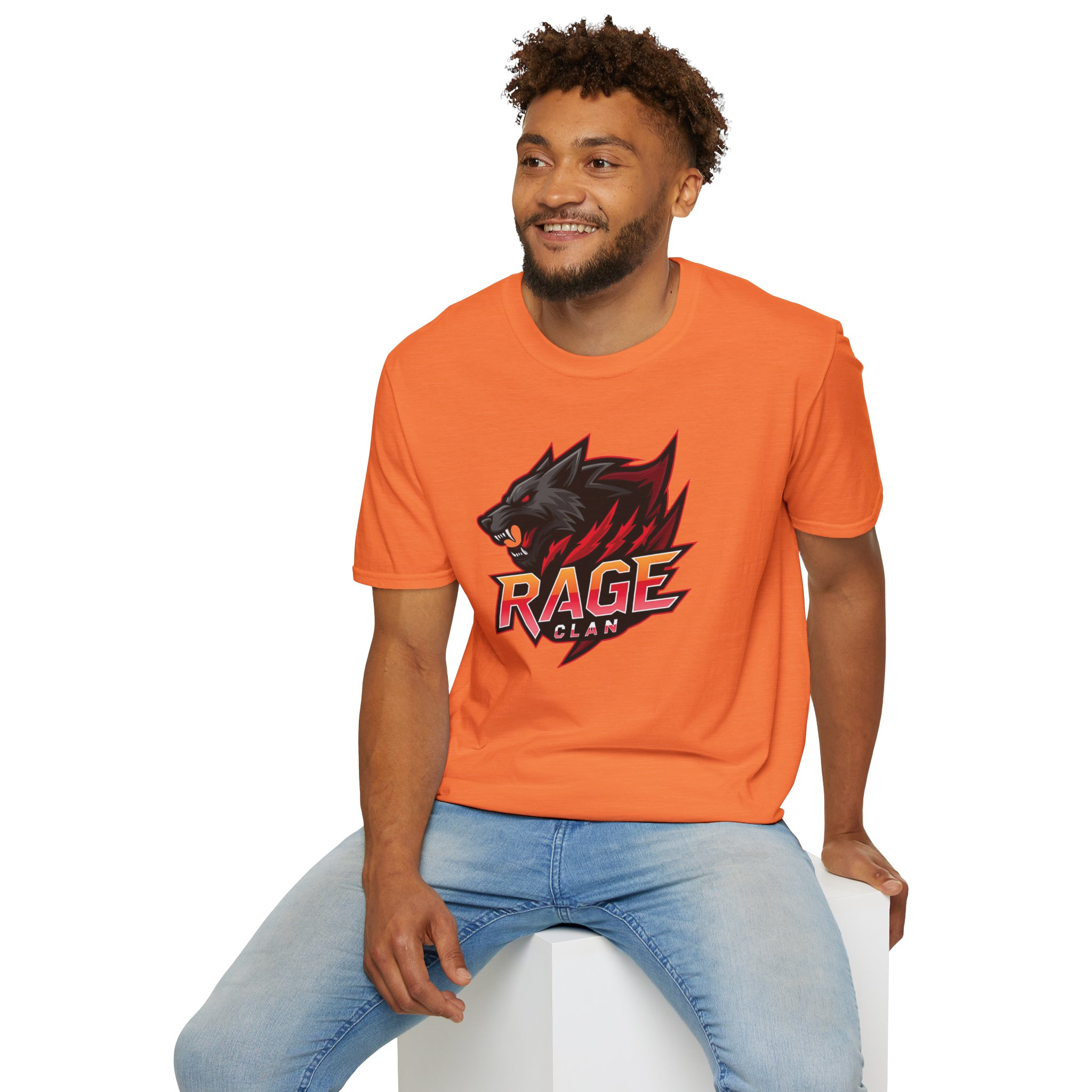 Rage Clan Logo Soft-Style T-Shirt - Image 10
