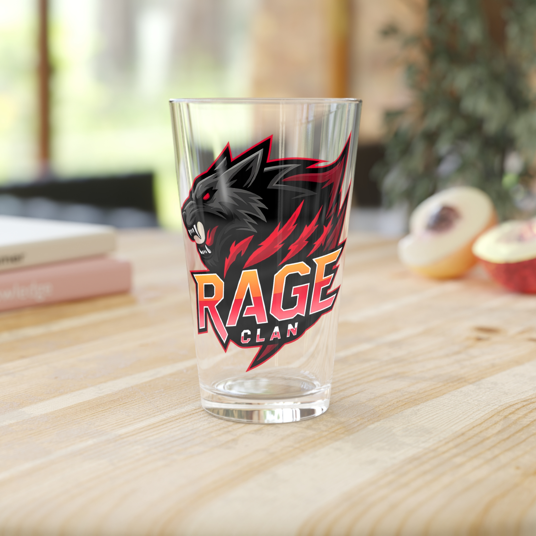 Personalized Rage Clan Pint Glass — 16oz - Image 2