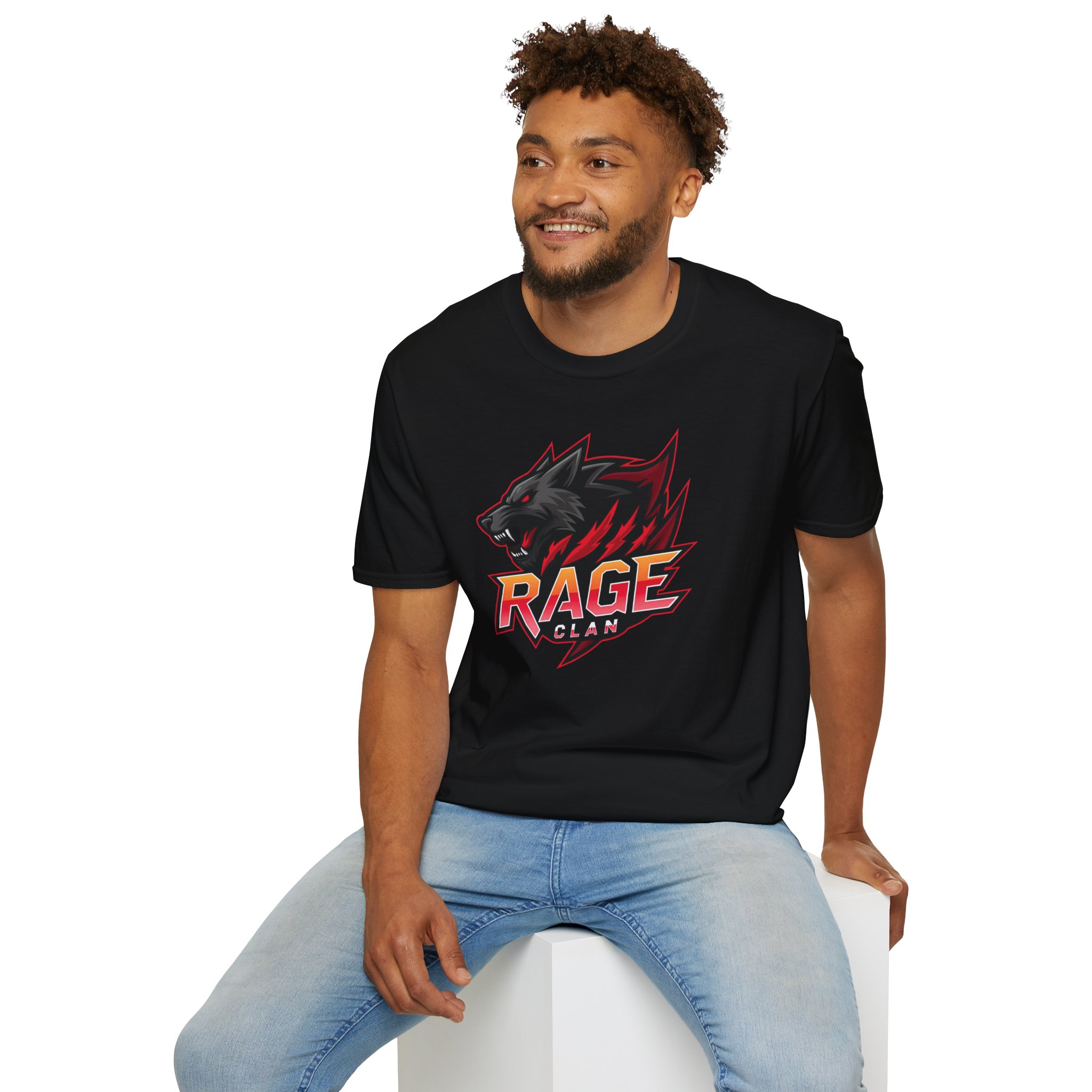 Rage Clan Logo Soft-Style T-Shirt - Image 15