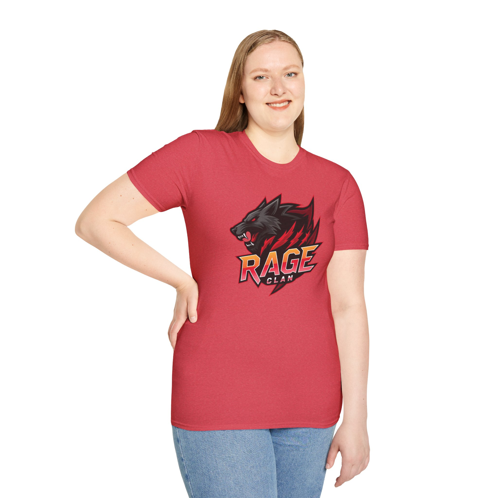 Rage Clan Logo Soft-Style T-Shirt - Image 4