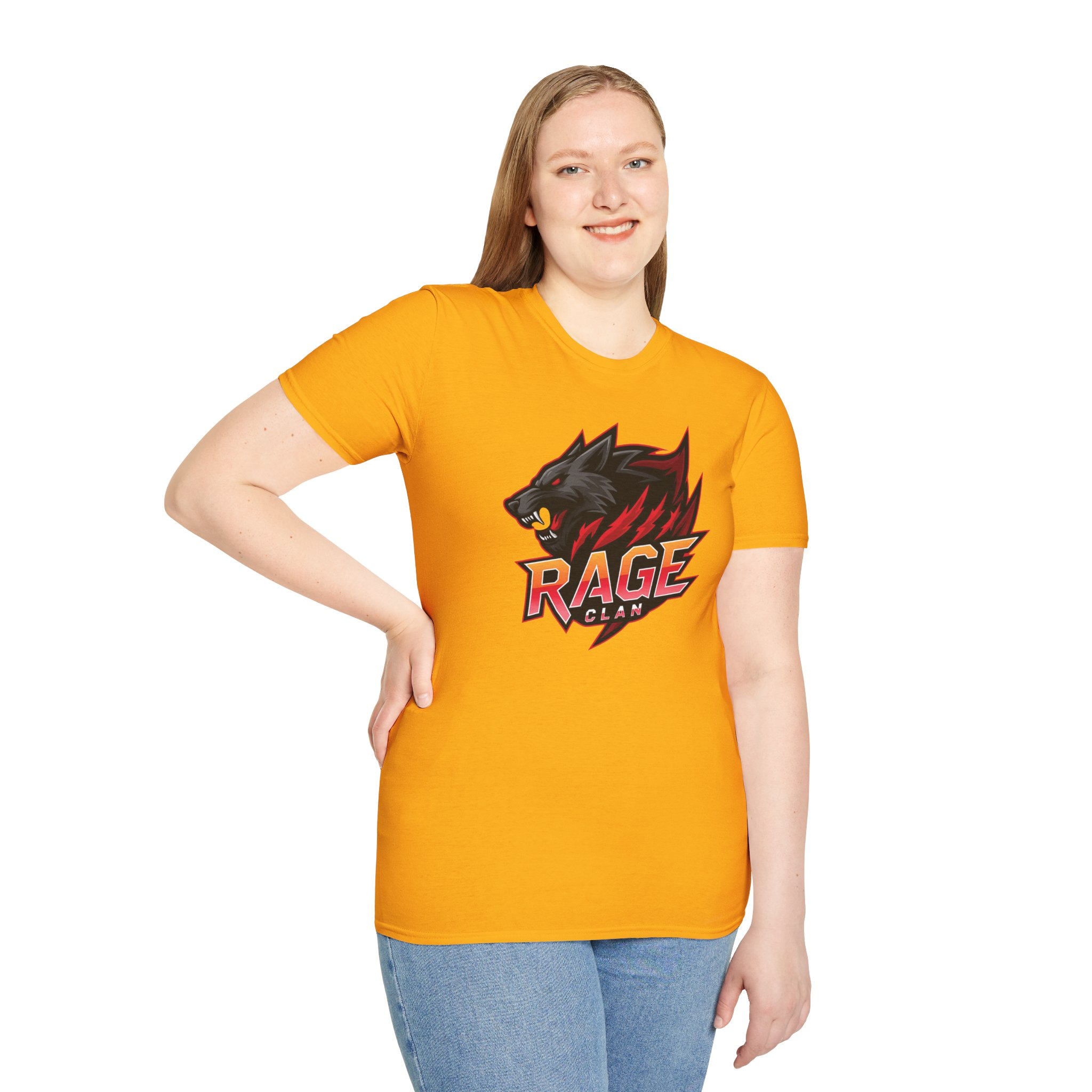 Rage Clan Logo Soft-Style T-Shirt - Image 24