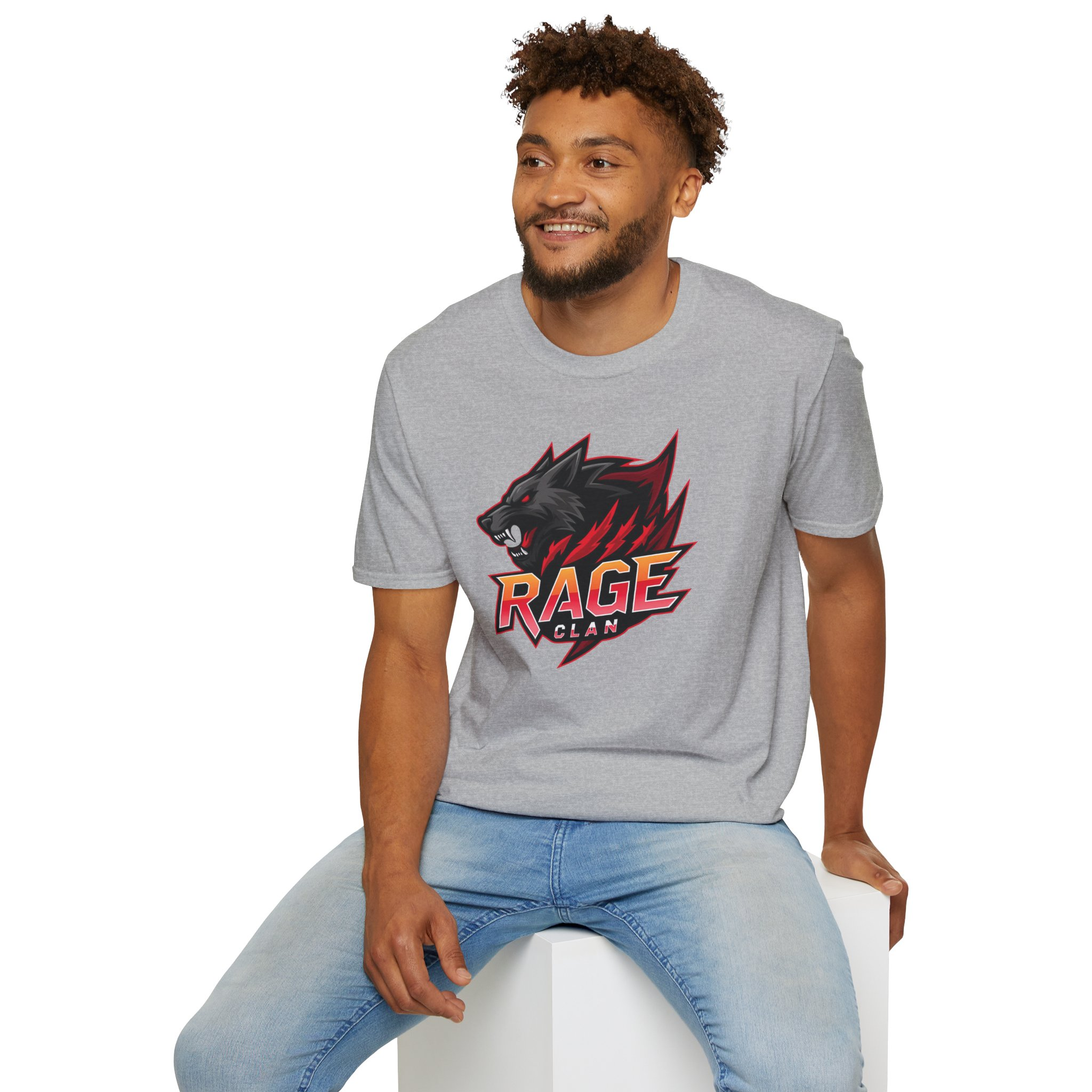 Rage Clan Logo Soft-Style T-Shirt - Image 20