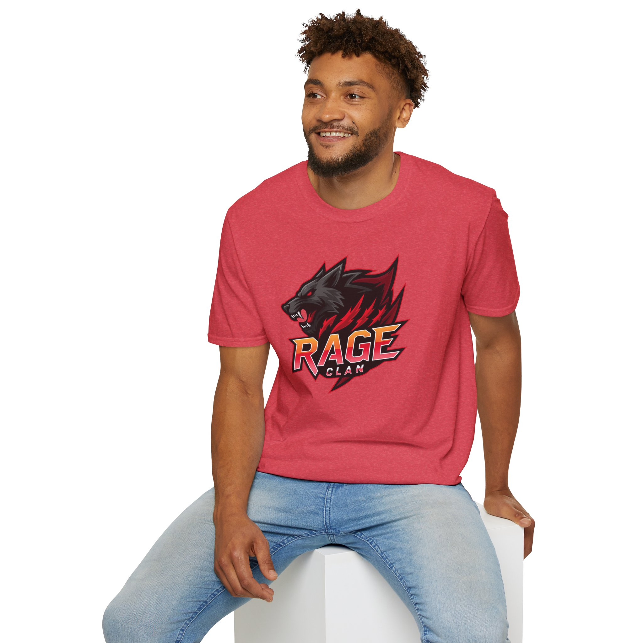 Rage Clan Logo Soft-Style T-Shirt - Image 5