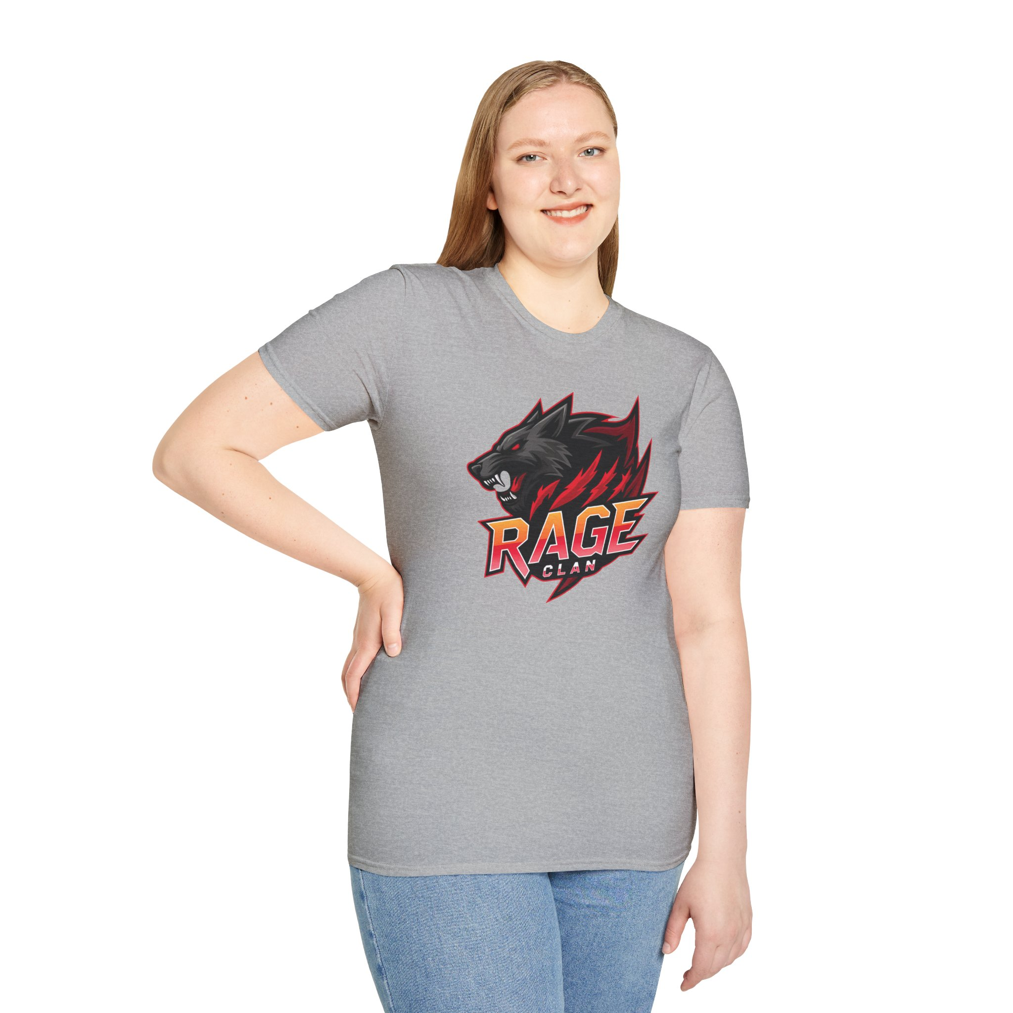 Rage Clan Logo Soft-Style T-Shirt - Image 19