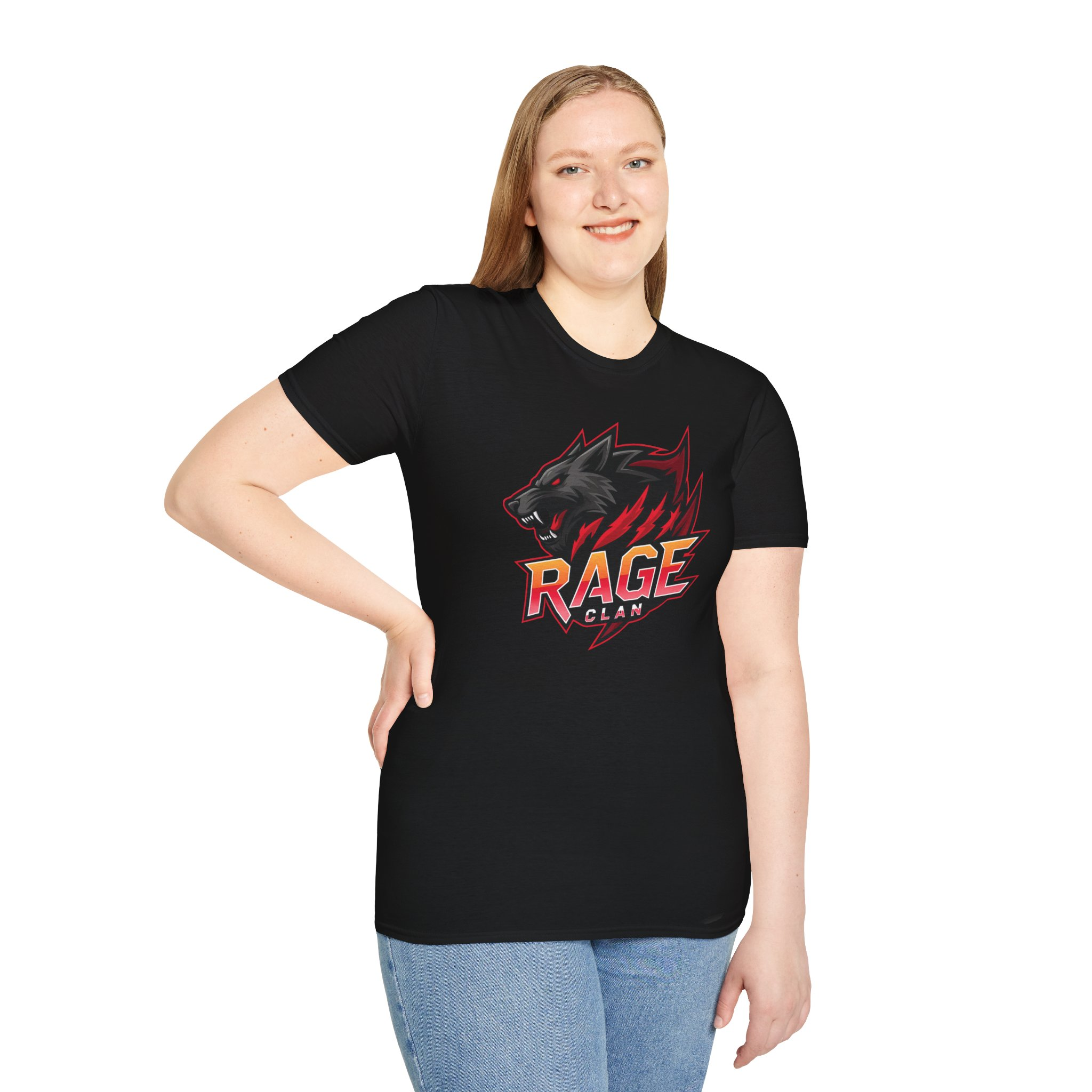 Rage Clan Logo Soft-Style T-Shirt - Image 14