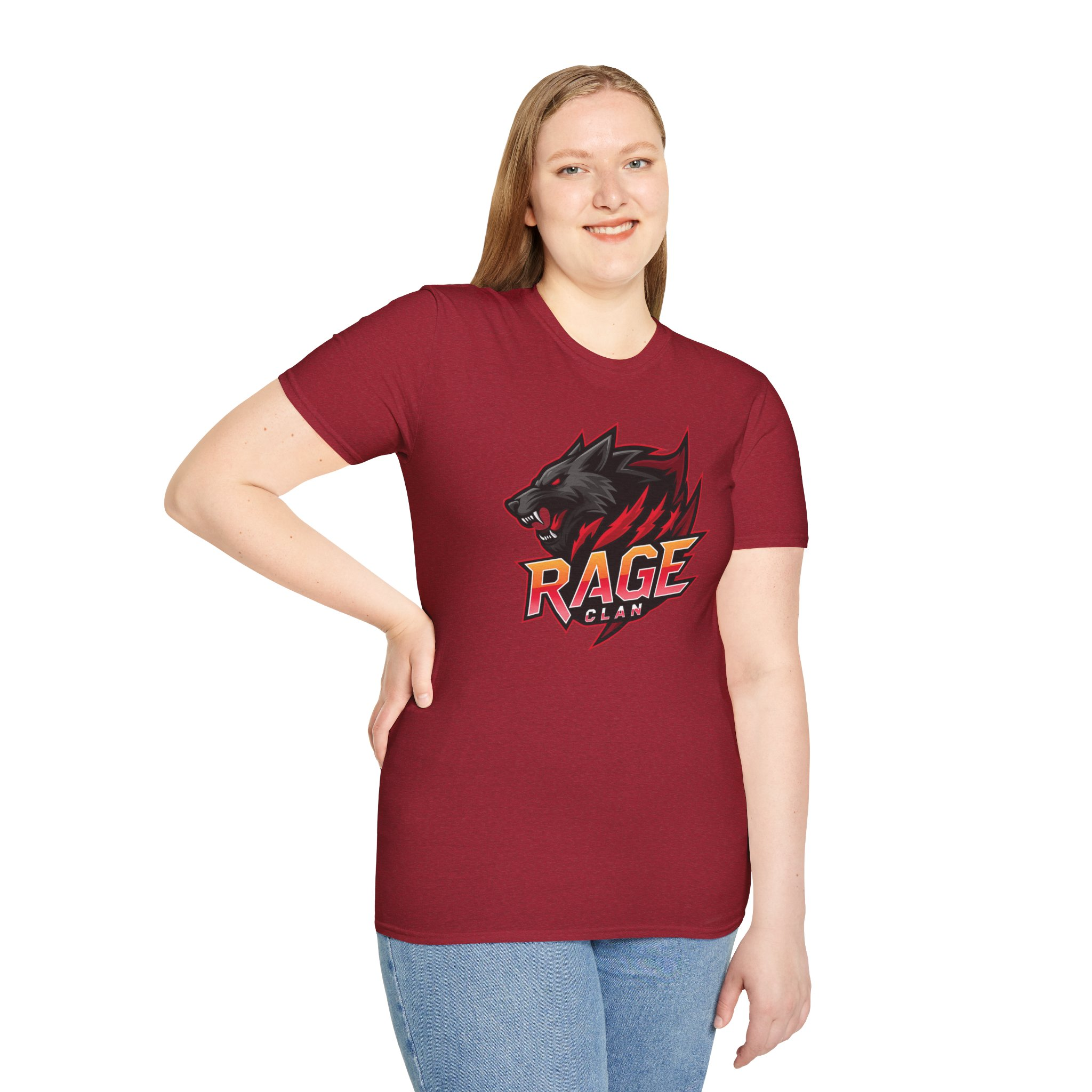 Rage Clan Logo Soft-Style T-Shirt - Image 34