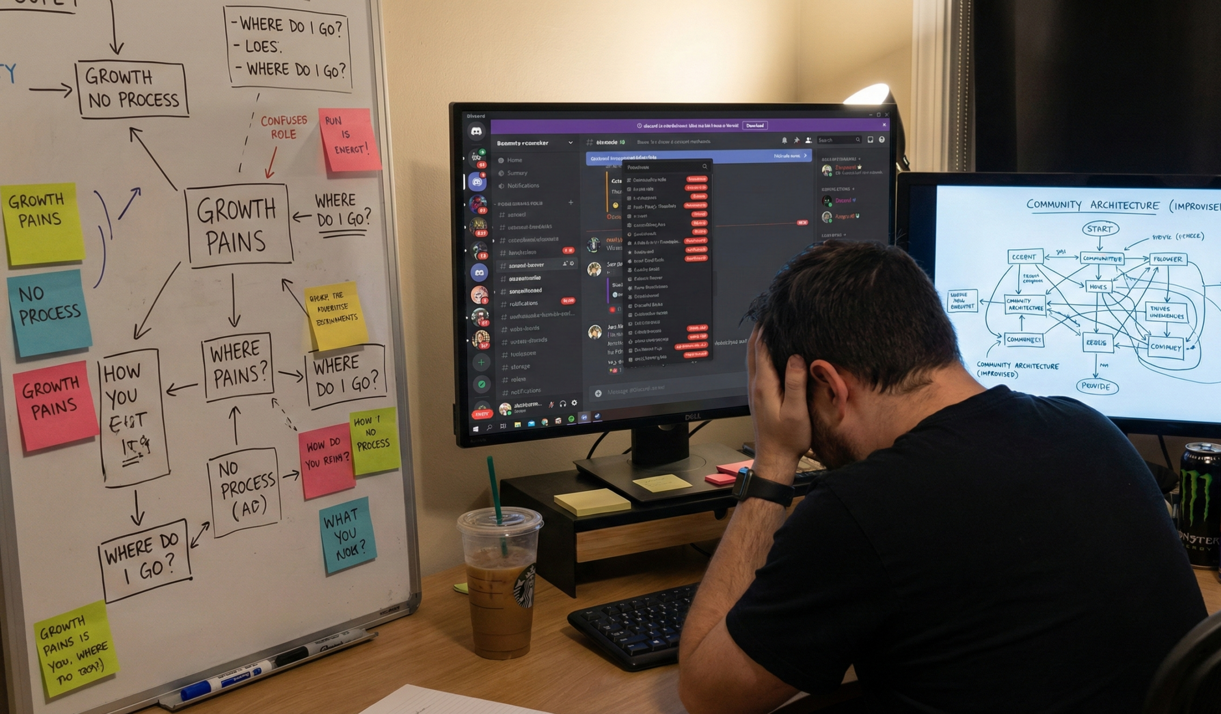 Community admin overwhelmed