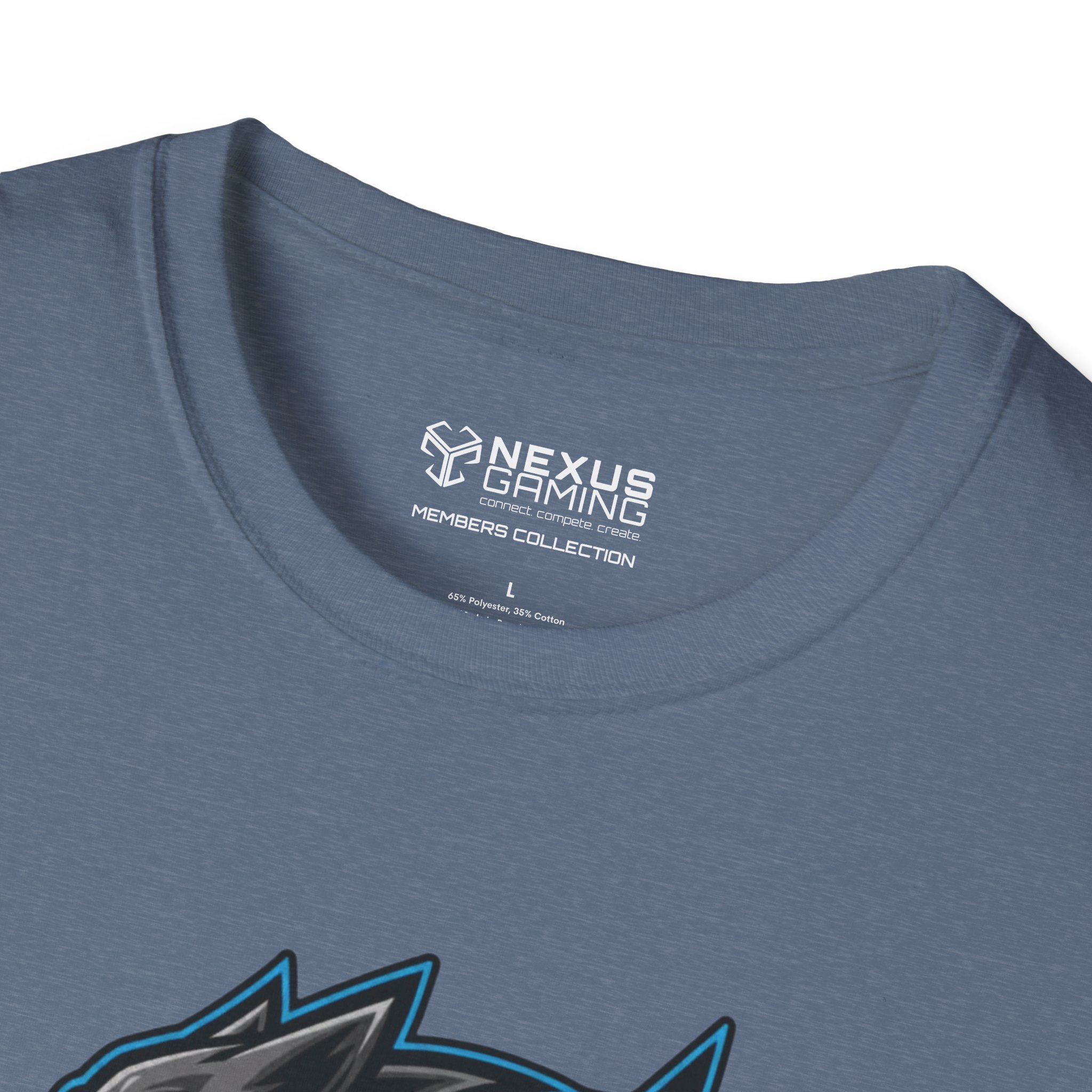 Rage Blue Logo Soft-Style T-Shirt - Image 35