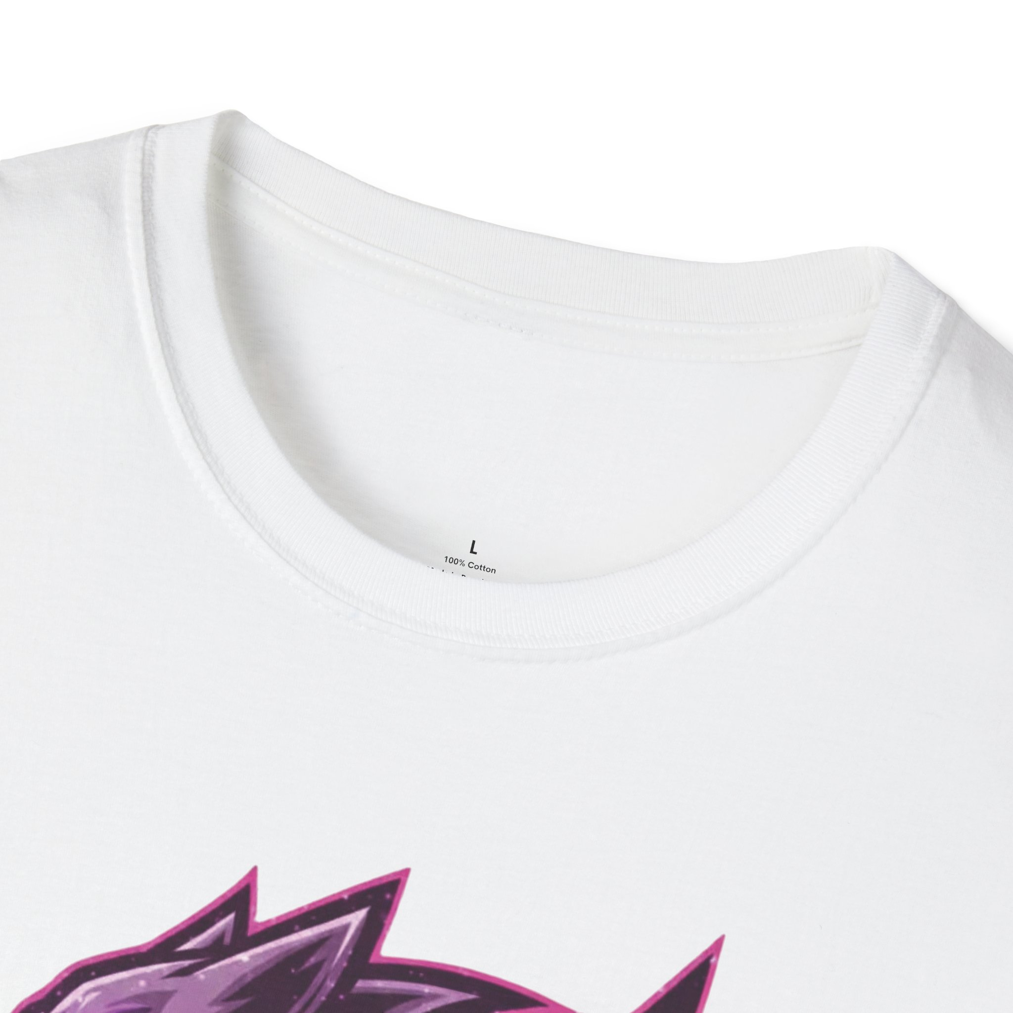 Rage Pink Logo Soft-Style T-Shirt - Image 7