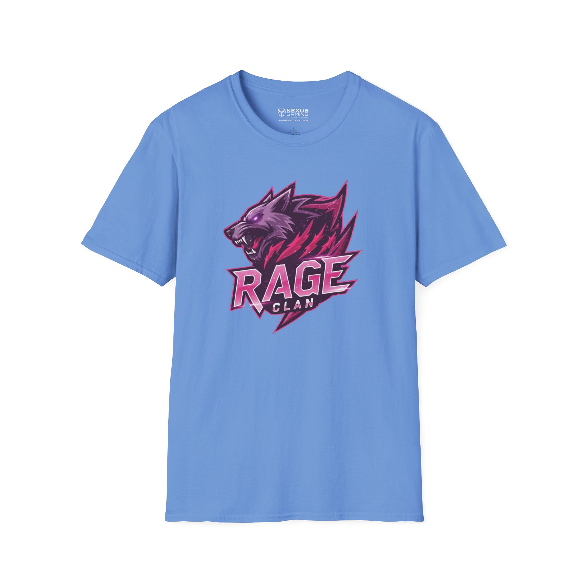 Rage Pink Logo Soft-Style T-Shirt - Image 25