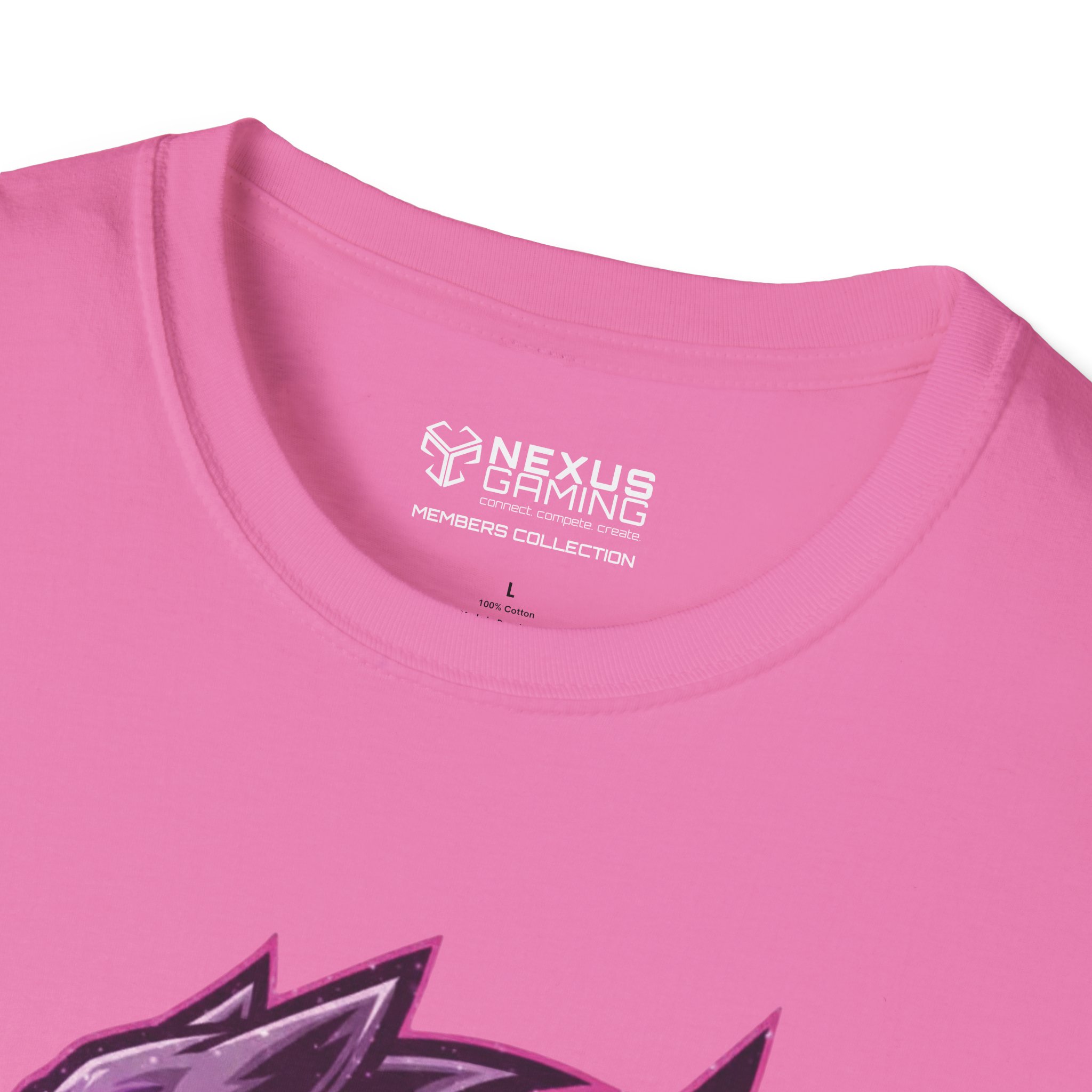 Rage Pink Logo Soft-Style T-Shirt - Image 67