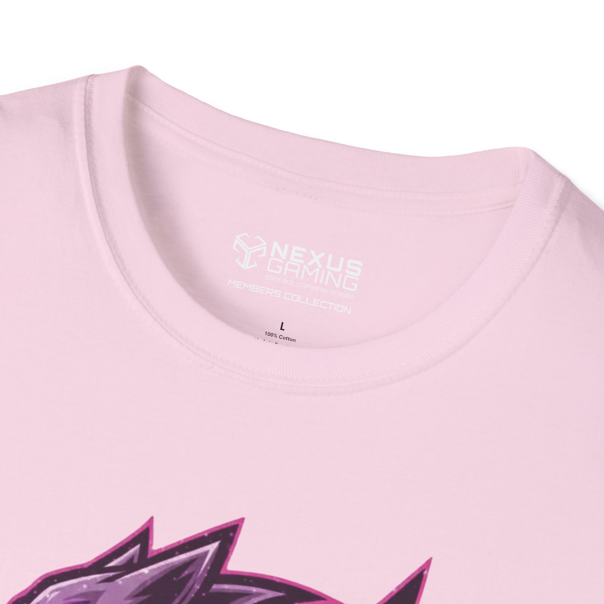 Rage Pink Logo Soft-Style T-Shirt - Image 59