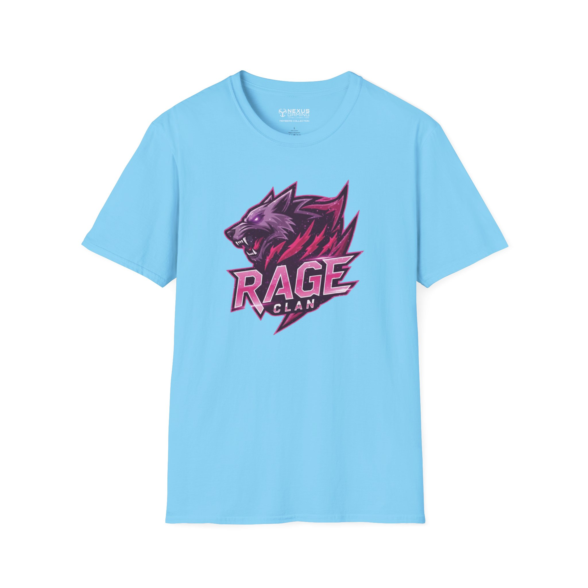 Rage Pink Logo Soft-Style T-Shirt - Image 17