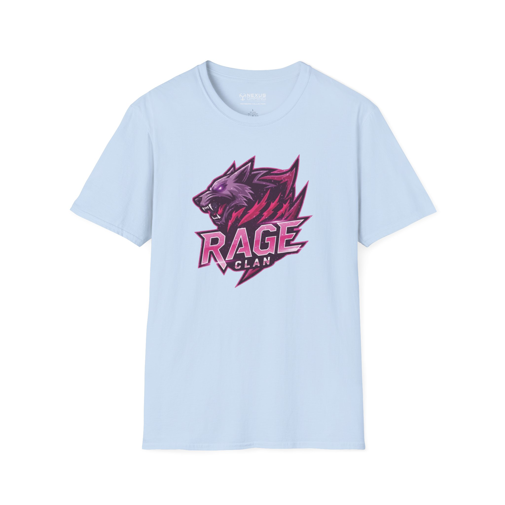Rage Pink Logo Soft-Style T-Shirt - Image 21