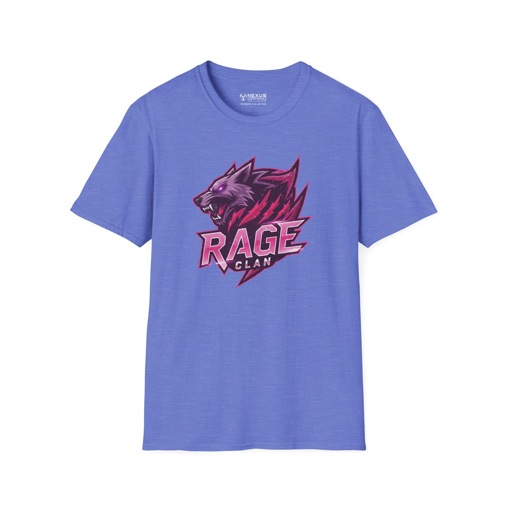 Rage Pink Logo Soft-Style T-Shirt - Image 33