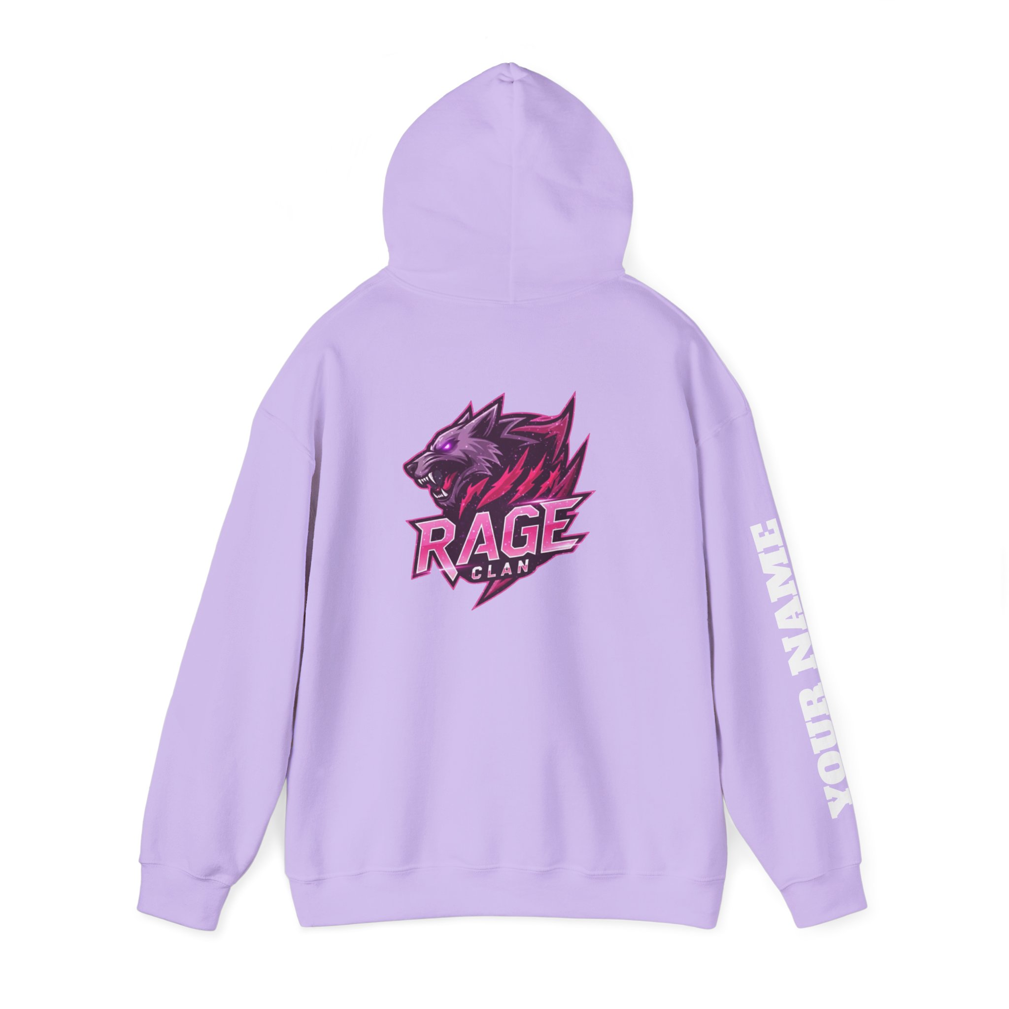 Rage Pink Personalized Hoodie