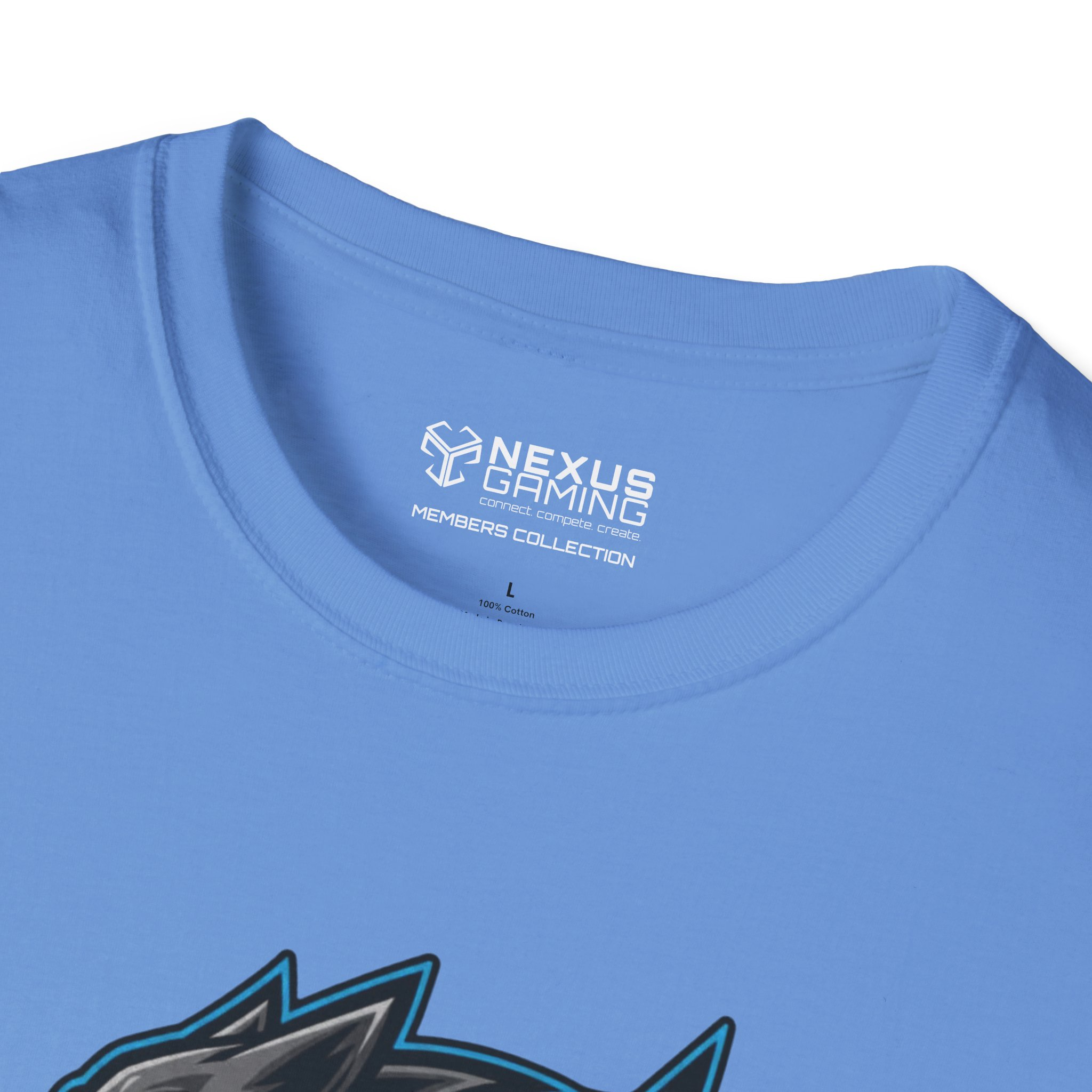 Rage Blue Logo Soft-Style T-Shirt - Image 19