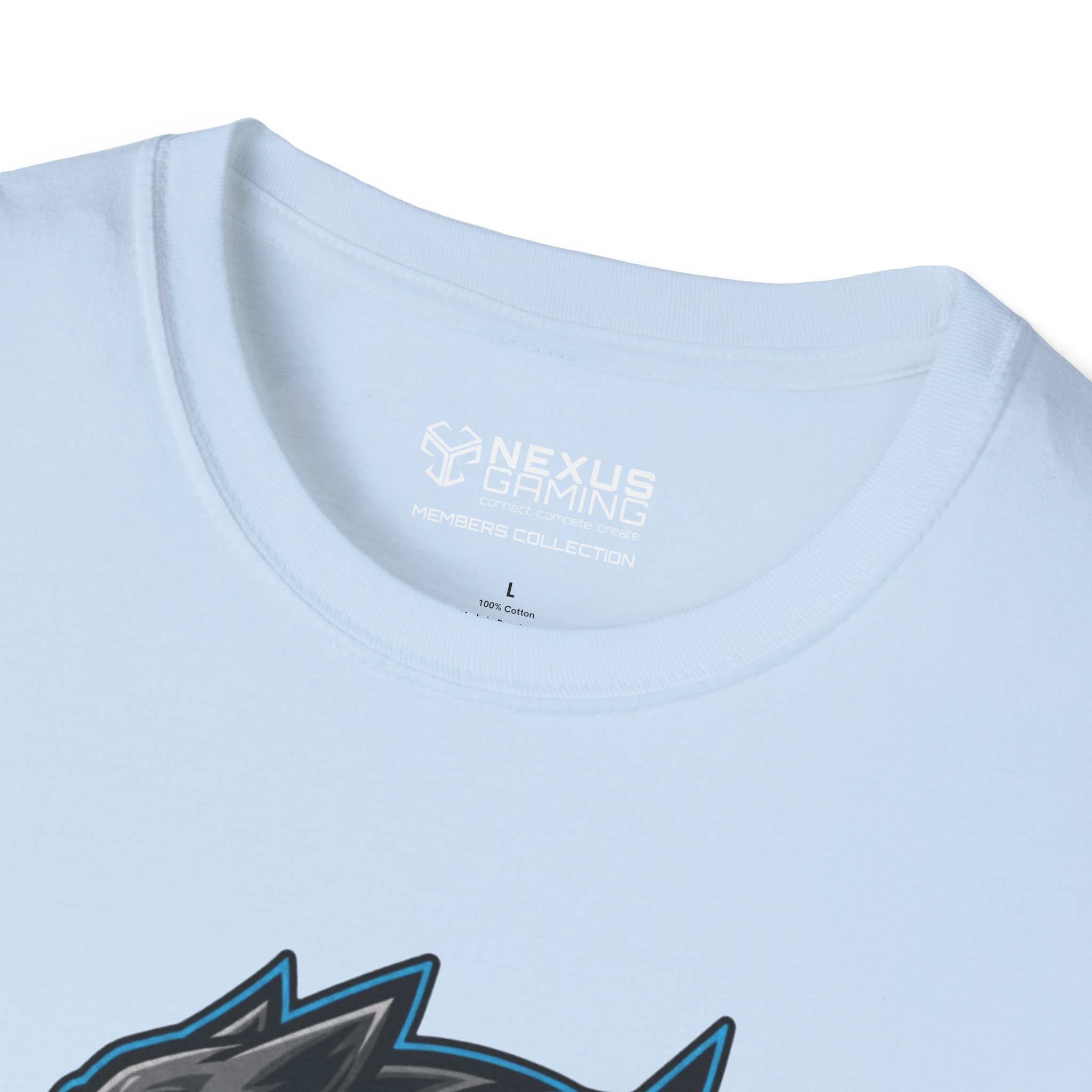 Rage Blue Logo Soft-Style T-Shirt - Image 15