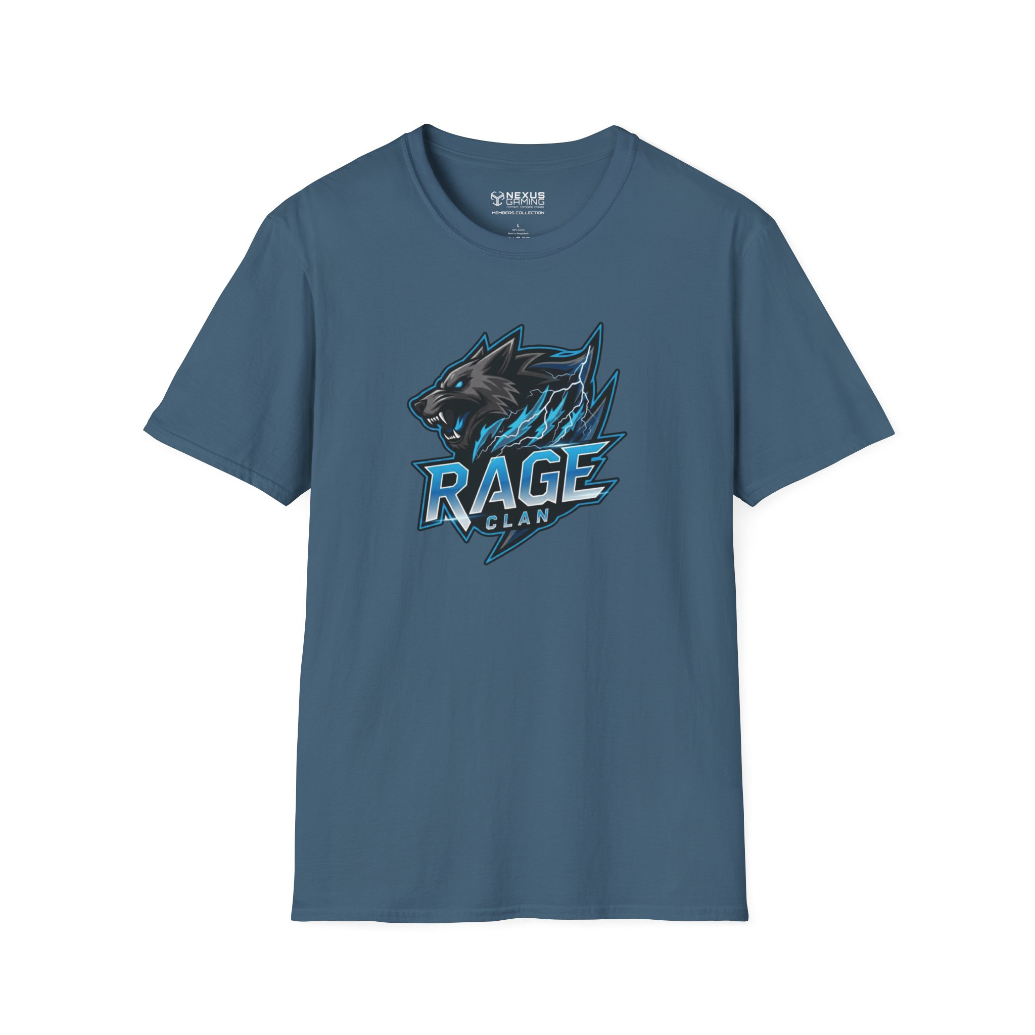 Rage Blue Logo Soft-Style T-Shirt