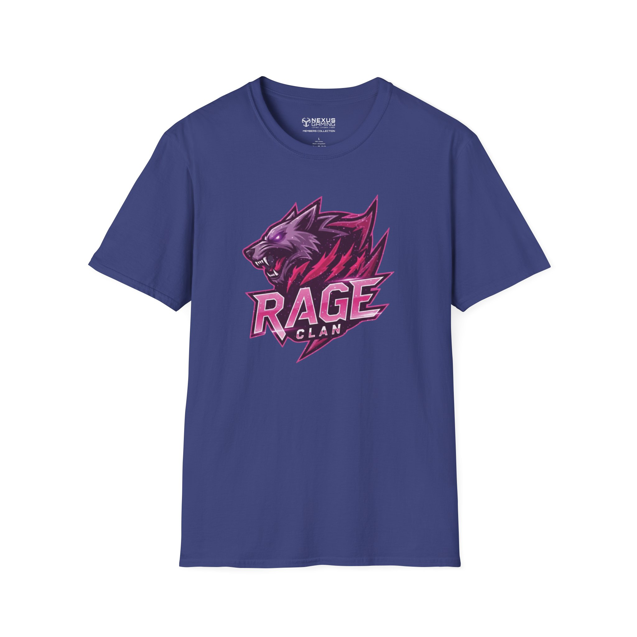 Rage Pink Logo Soft-Style T-Shirt - Image 45