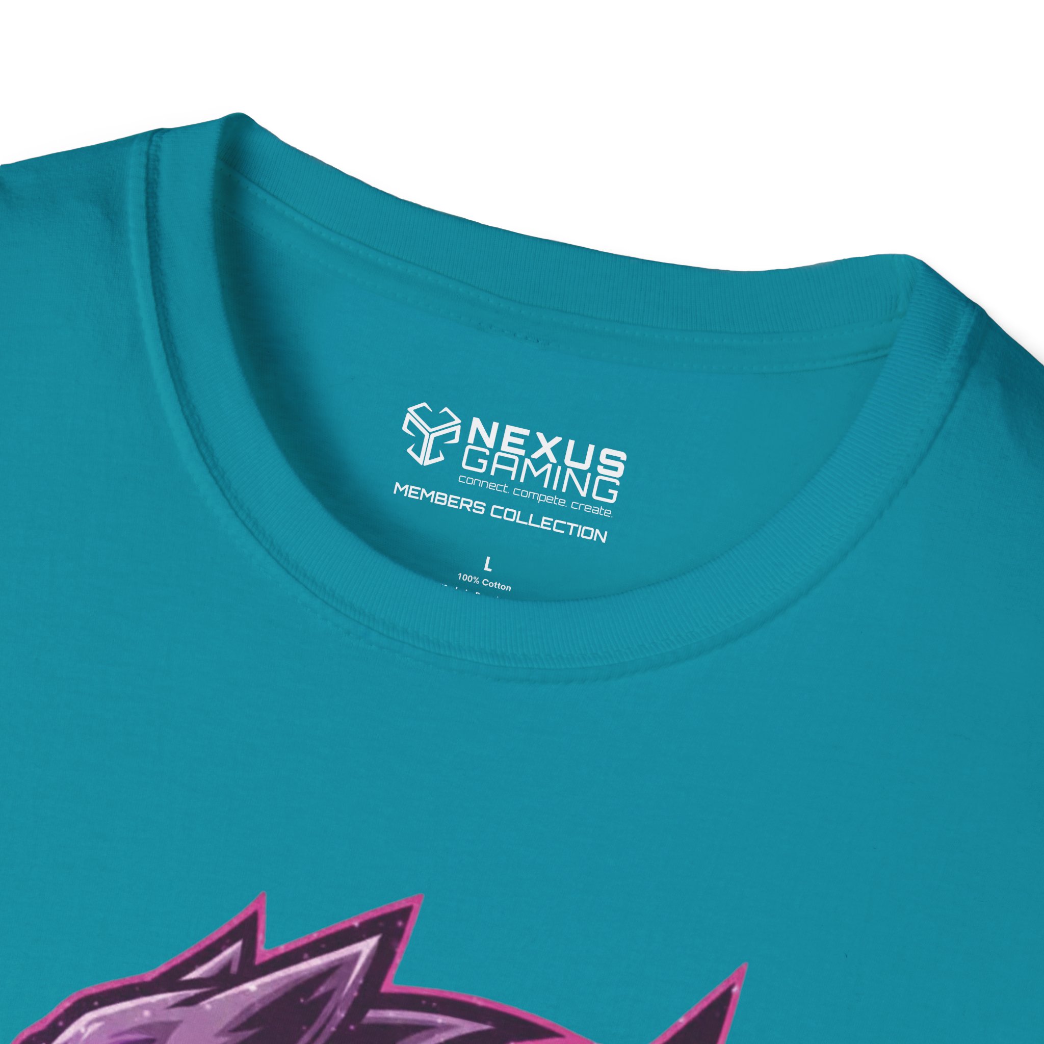 Rage Pink Logo Soft-Style T-Shirt - Image 15