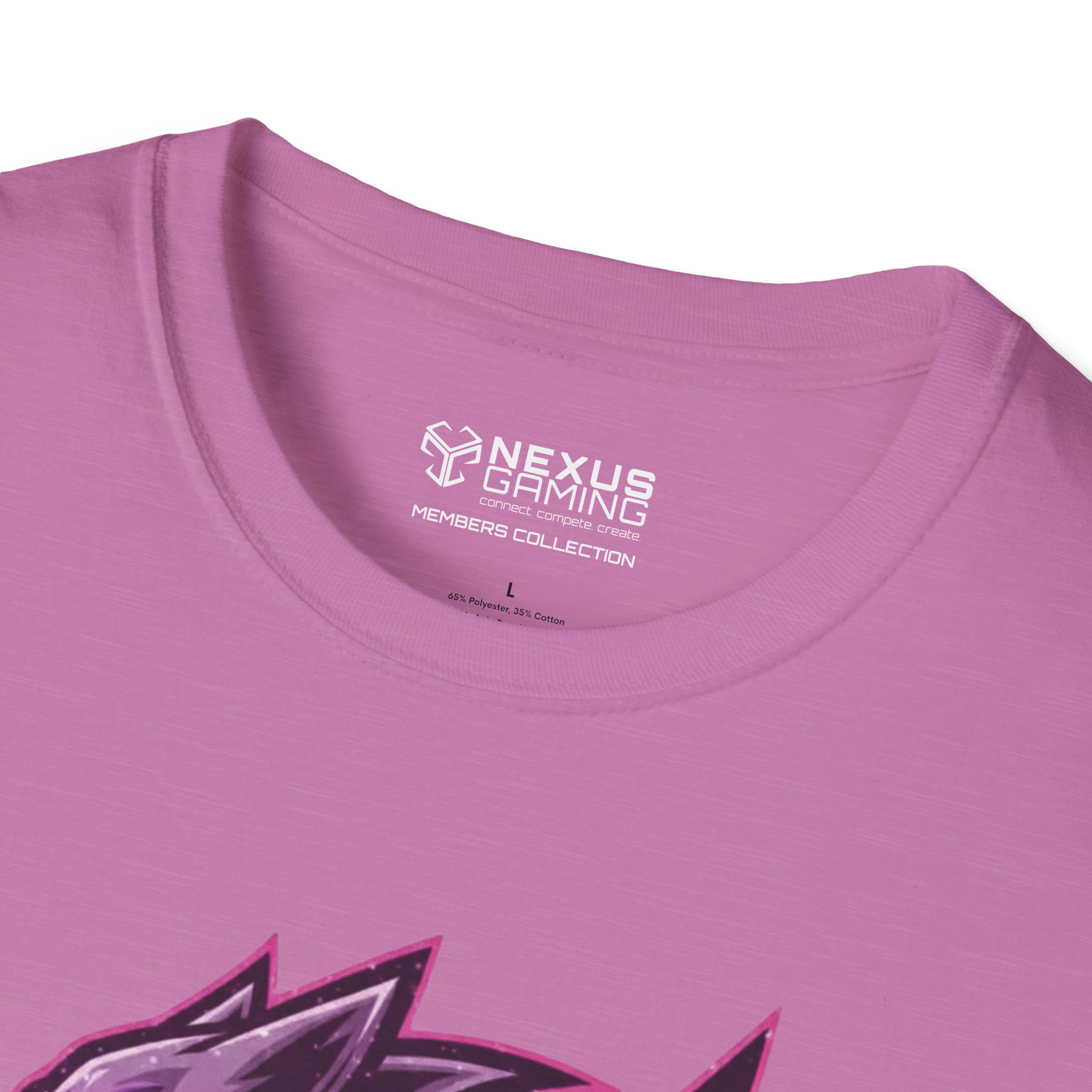 Rage Pink Logo Soft-Style T-Shirt - Image 55