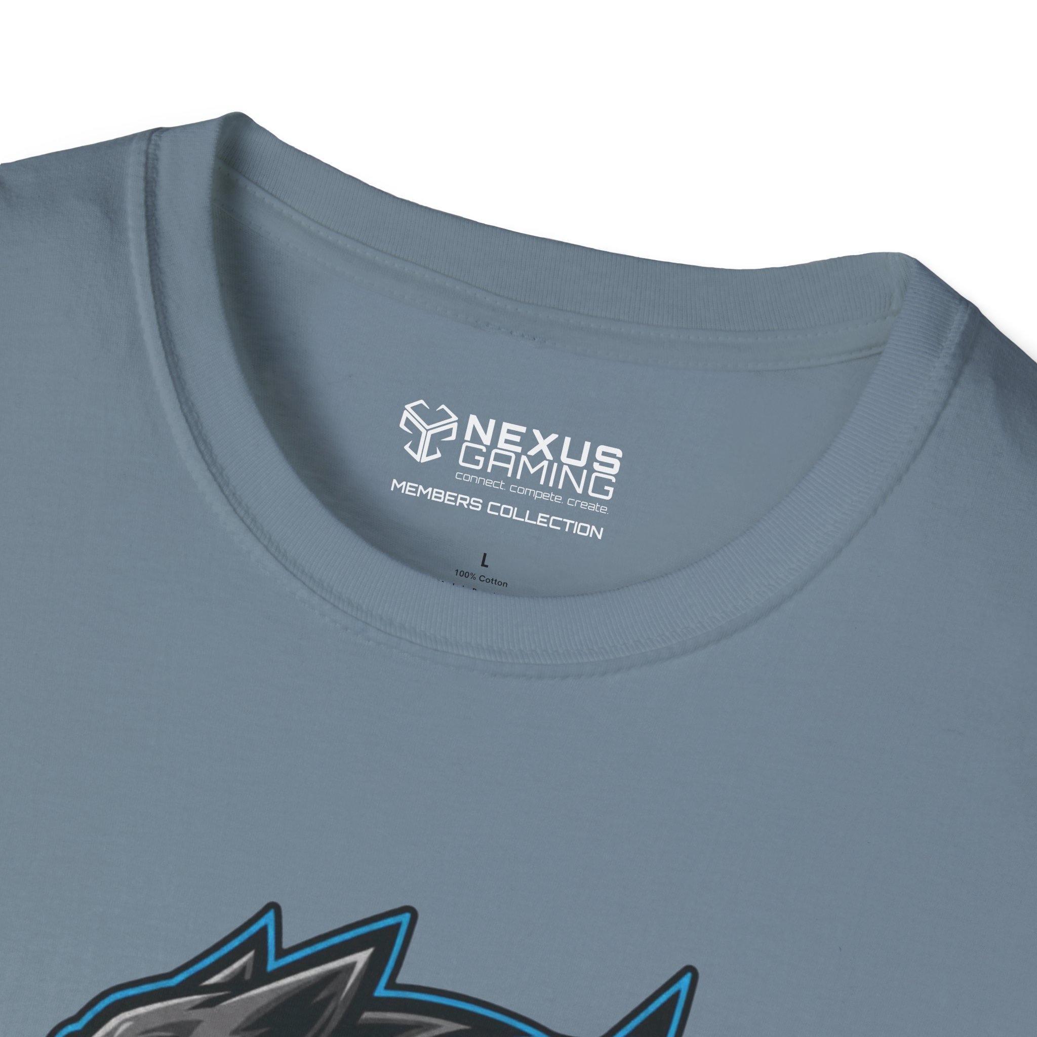 Rage Blue Logo Soft-Style T-Shirt - Image 31