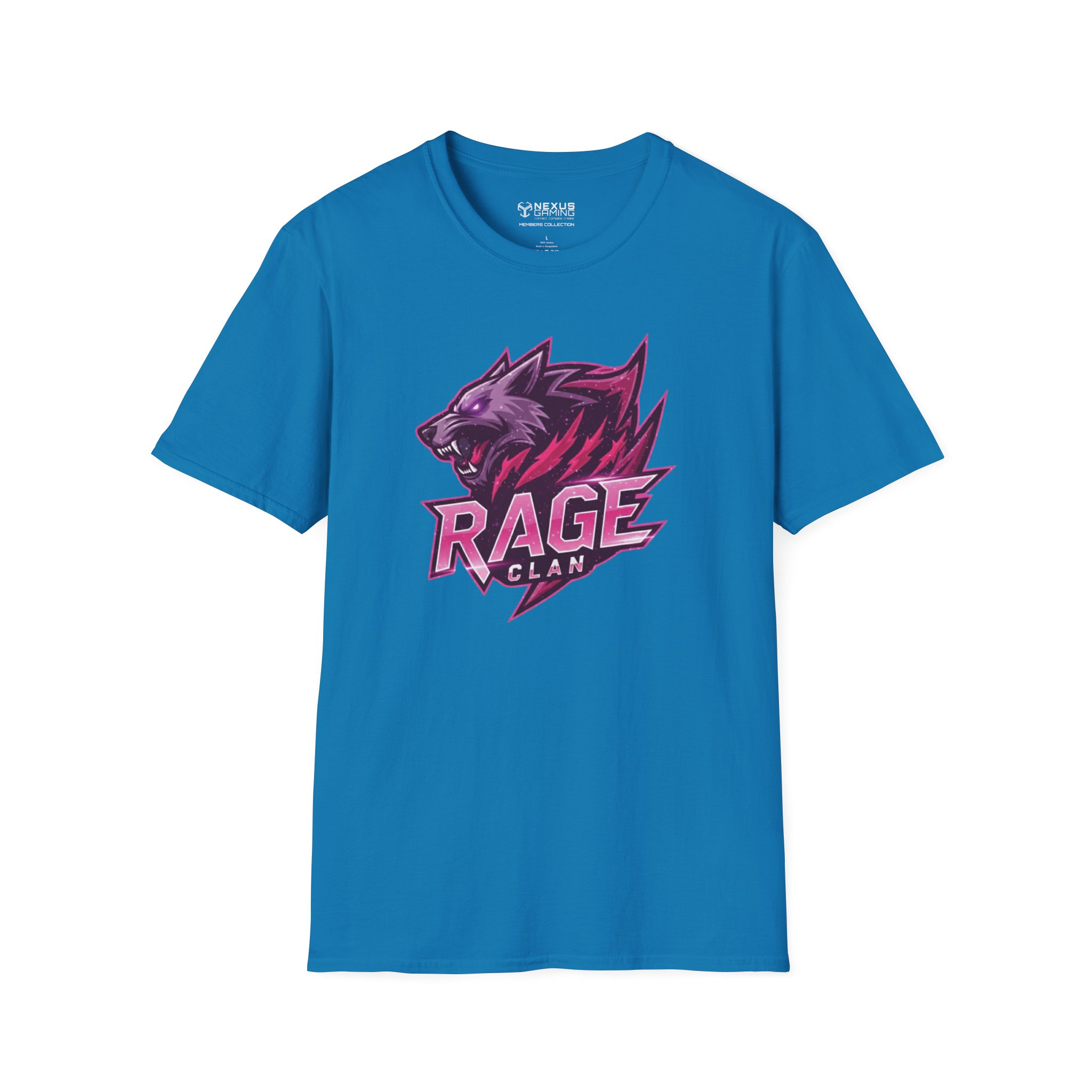 Rage Pink Logo Soft-Style T-Shirt - Image 41