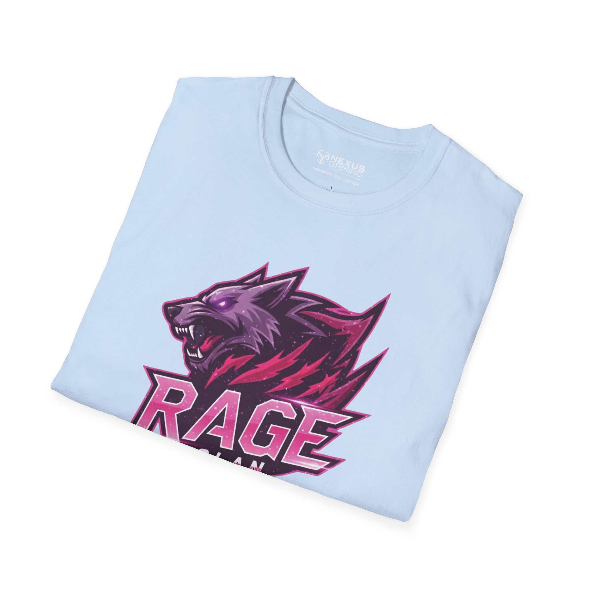 Rage Pink Logo Soft-Style T-Shirt - Image 24