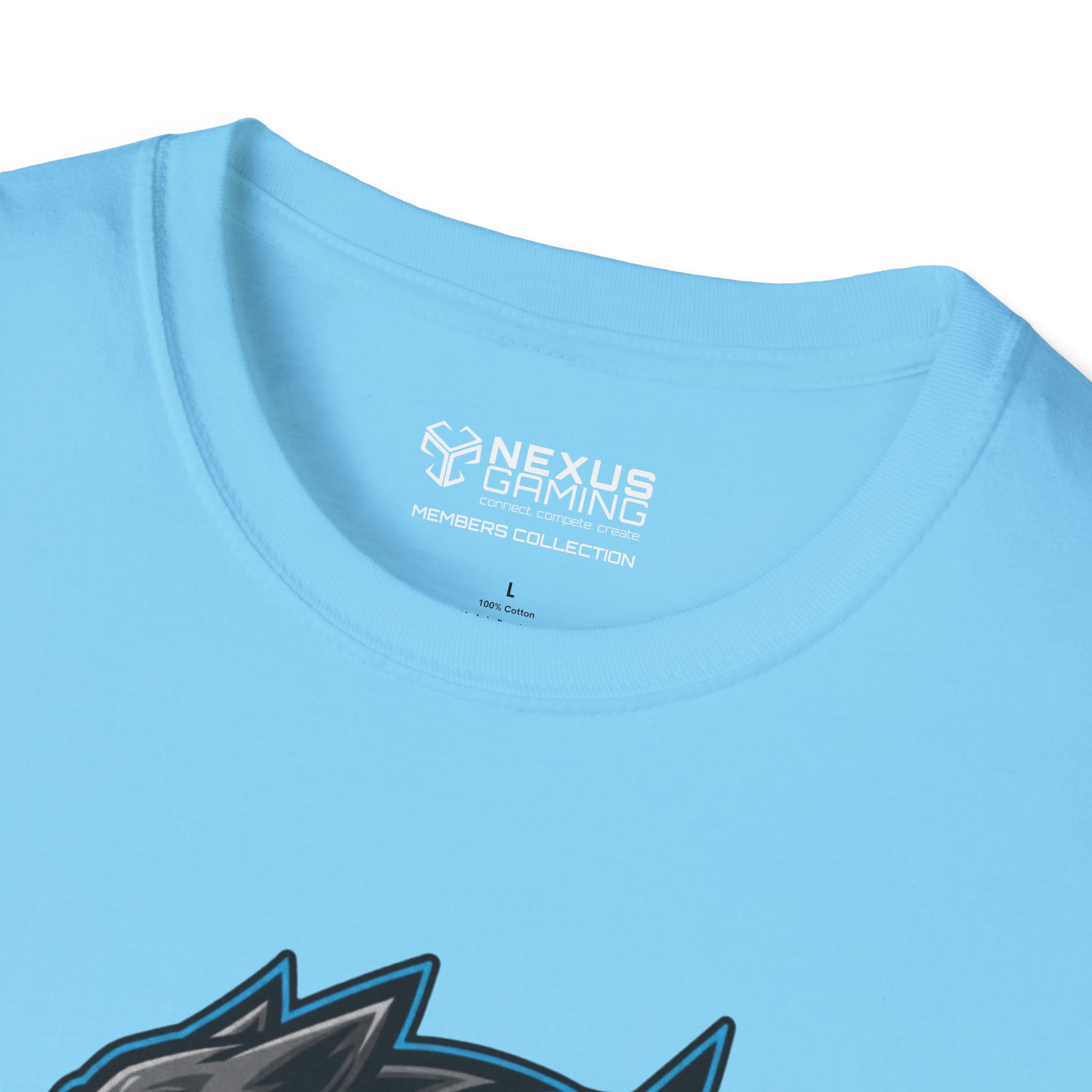 Rage Blue Logo Soft-Style T-Shirt - Image 11