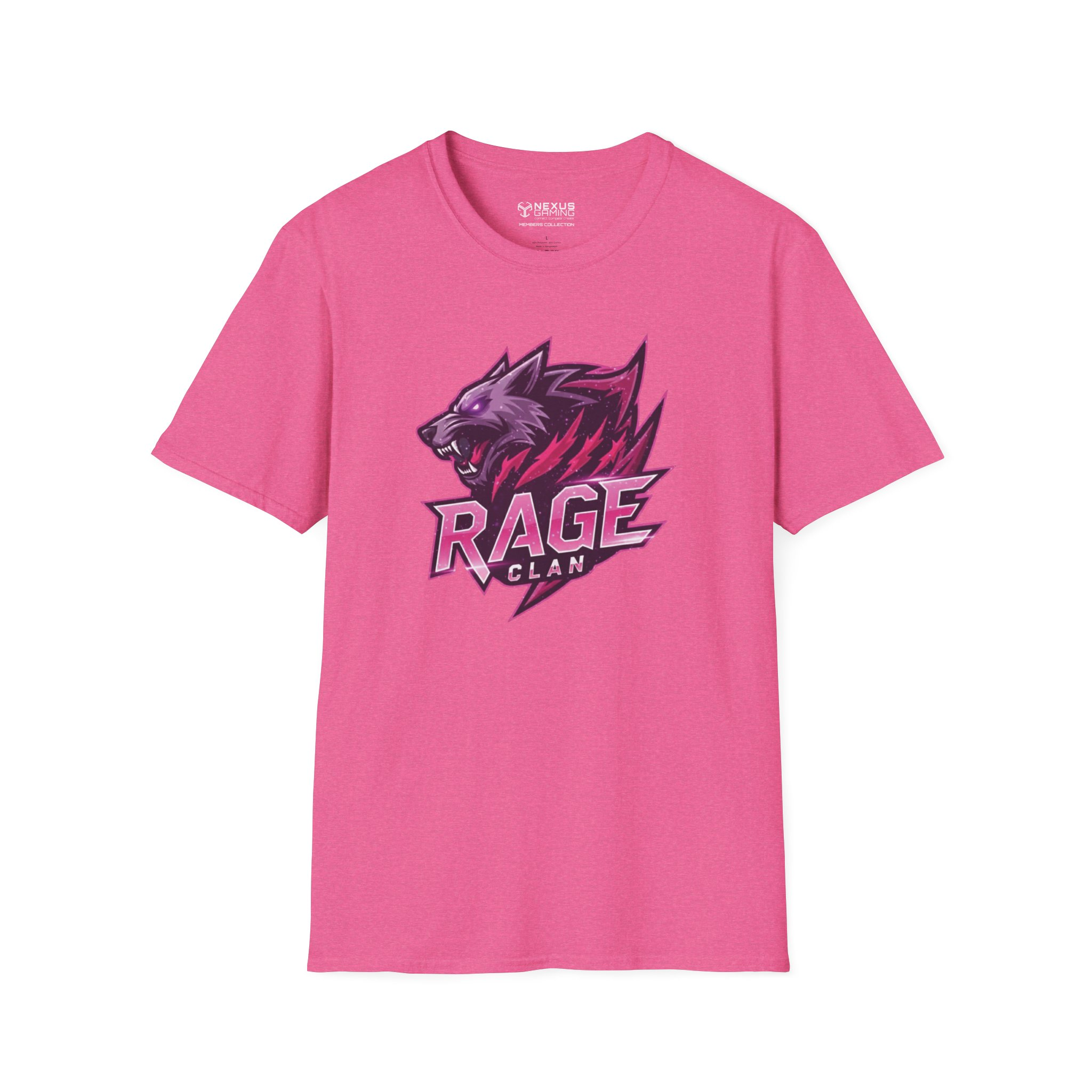 Rage Pink Logo Soft-Style T-Shirt
