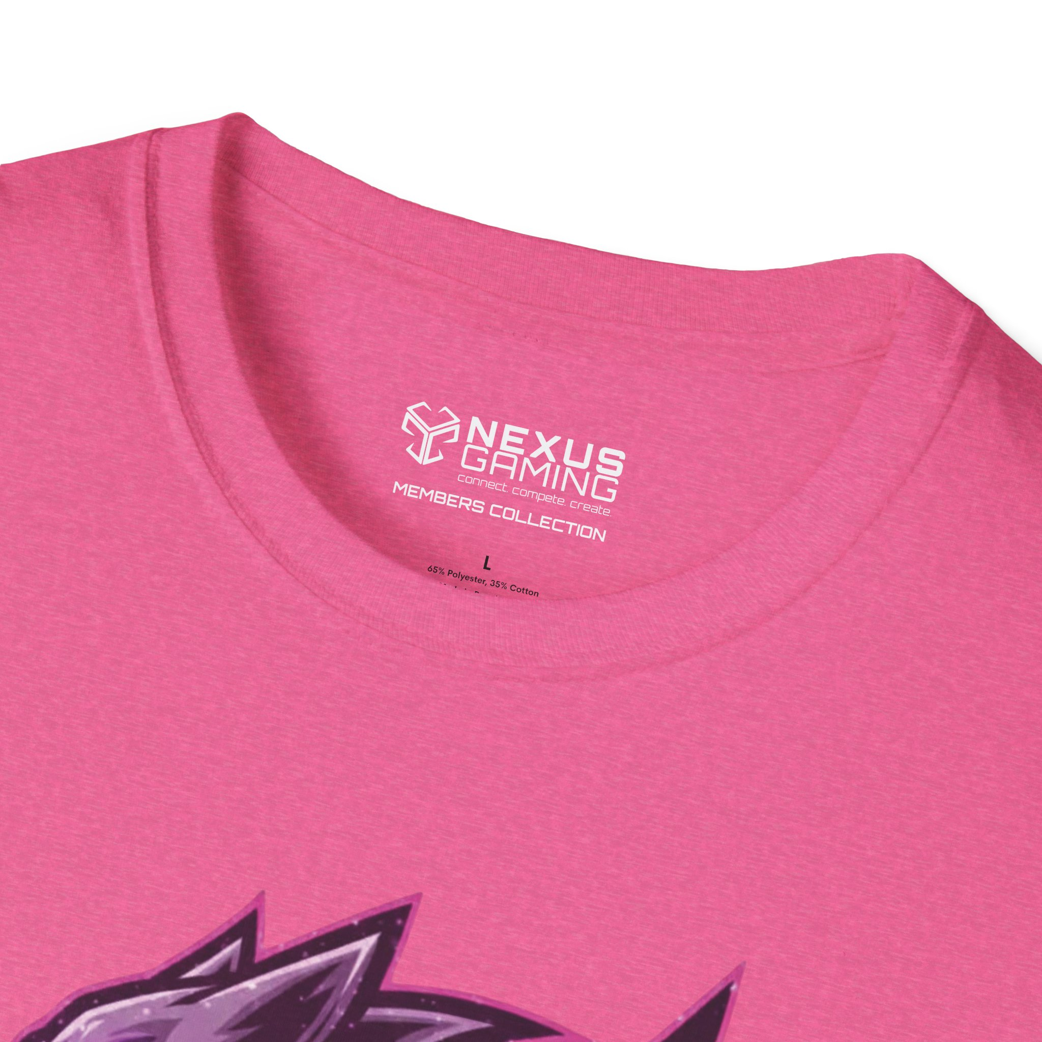 Rage Pink Logo Soft-Style T-Shirt - Image 3