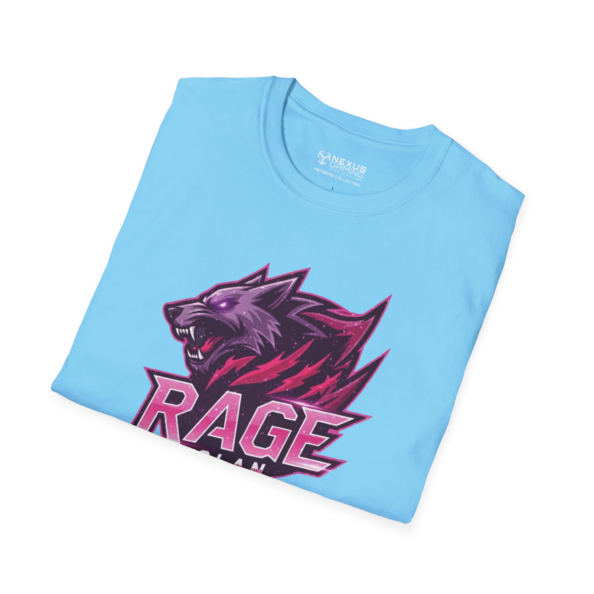 Rage Pink Logo Soft-Style T-Shirt - Image 20
