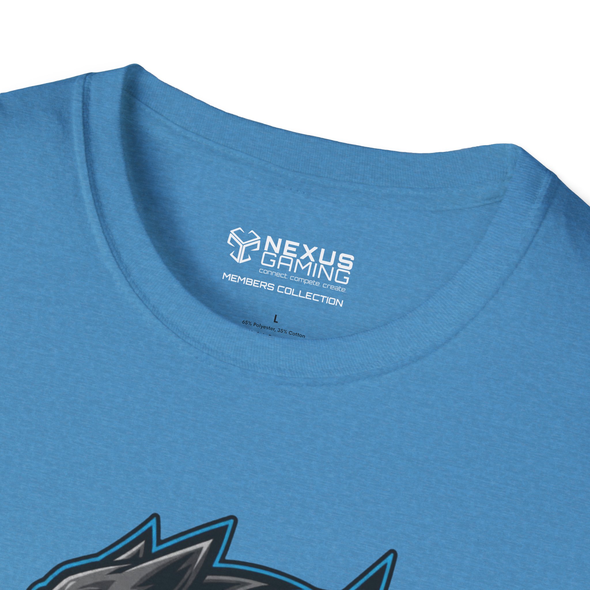 Rage Blue Logo Soft-Style T-Shirt - Image 7