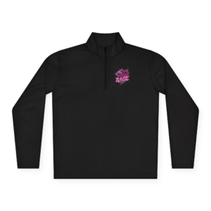 Rage Clan Pink Logo Quarter-Zip Pullover