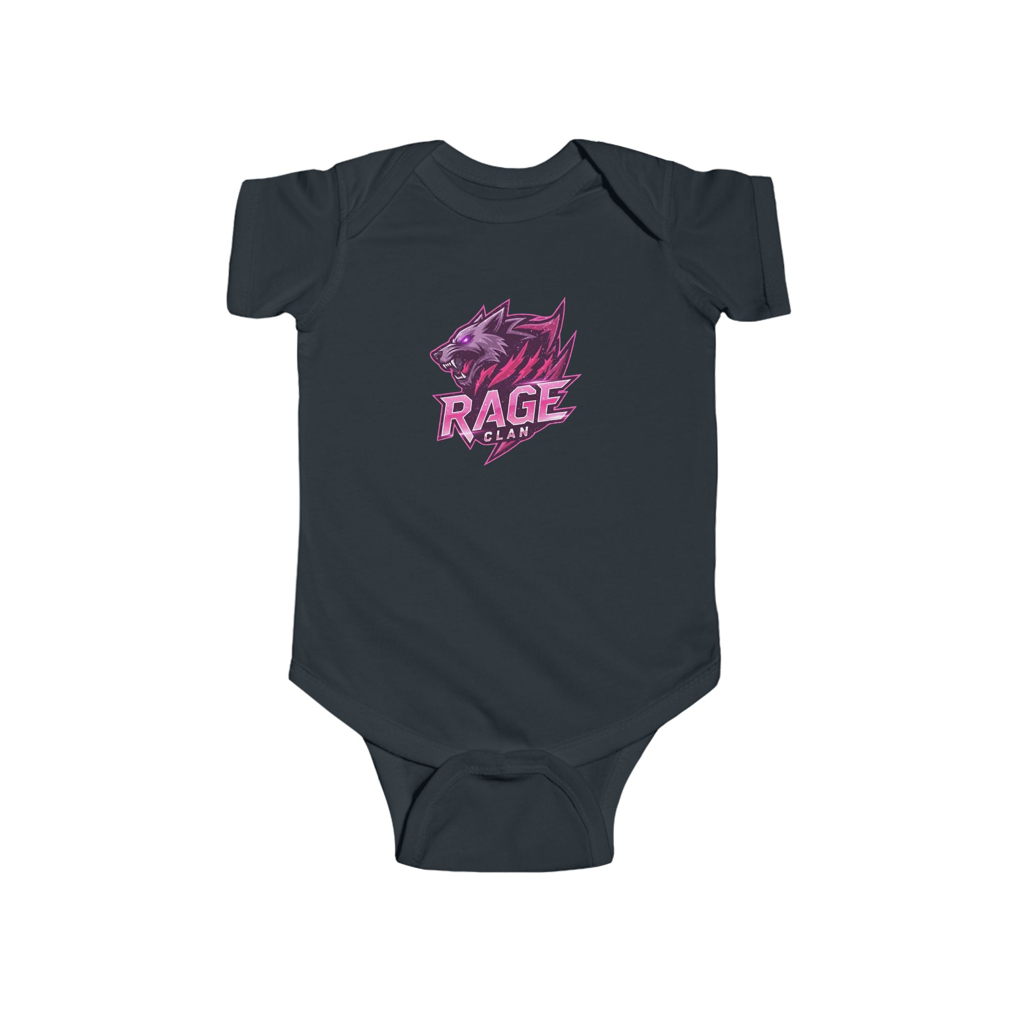 Rage Pink Logo Infant Bodysuit - Image 7