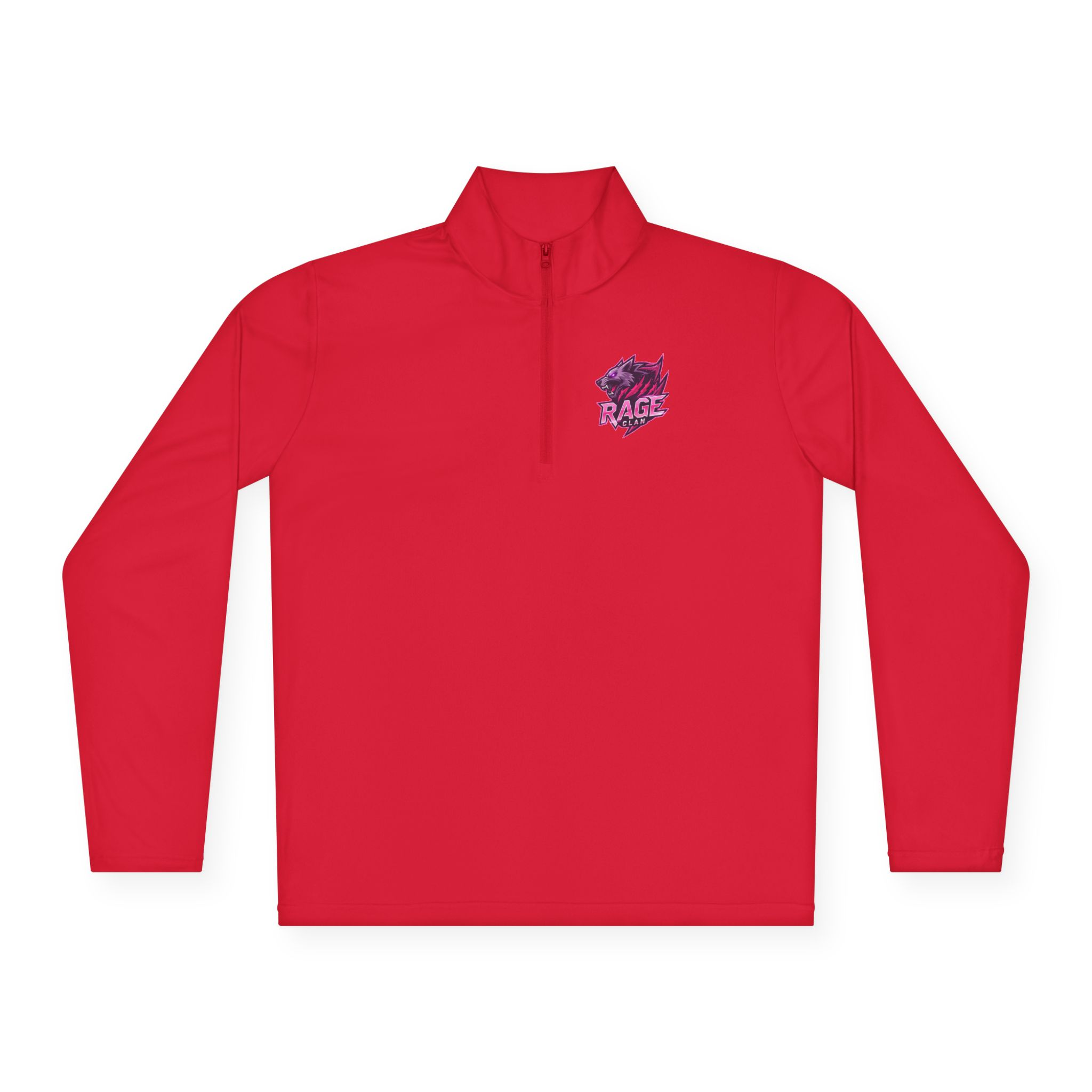 Rage Clan Pink Logo Quarter-Zip Pullover - Image 5