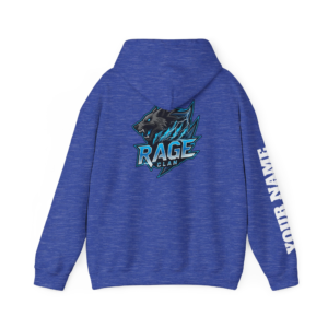 Rage Blue Personalized Hoodie