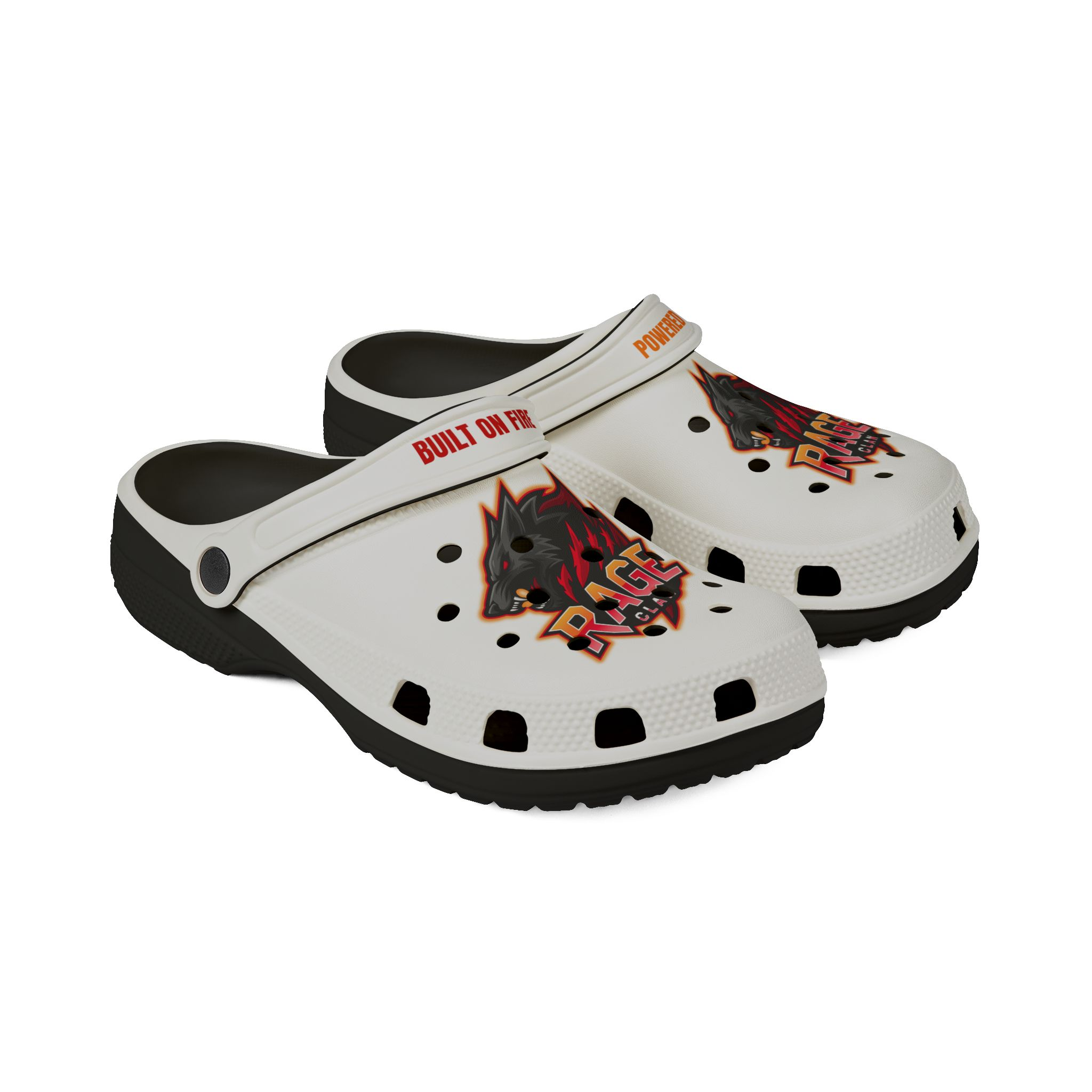 Rage Clan Graphic Clog Shoes - Image 2