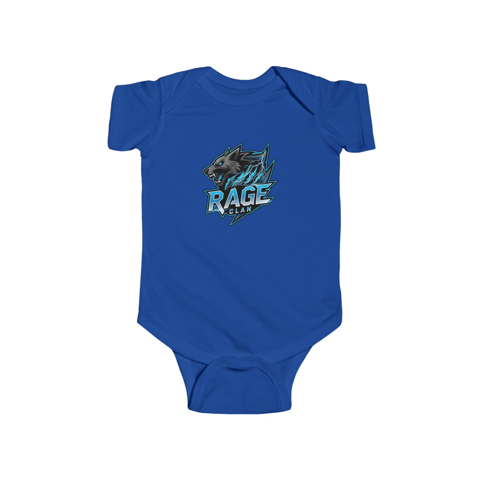 Rage Blue Logo Infant Bodysuit - Image 4