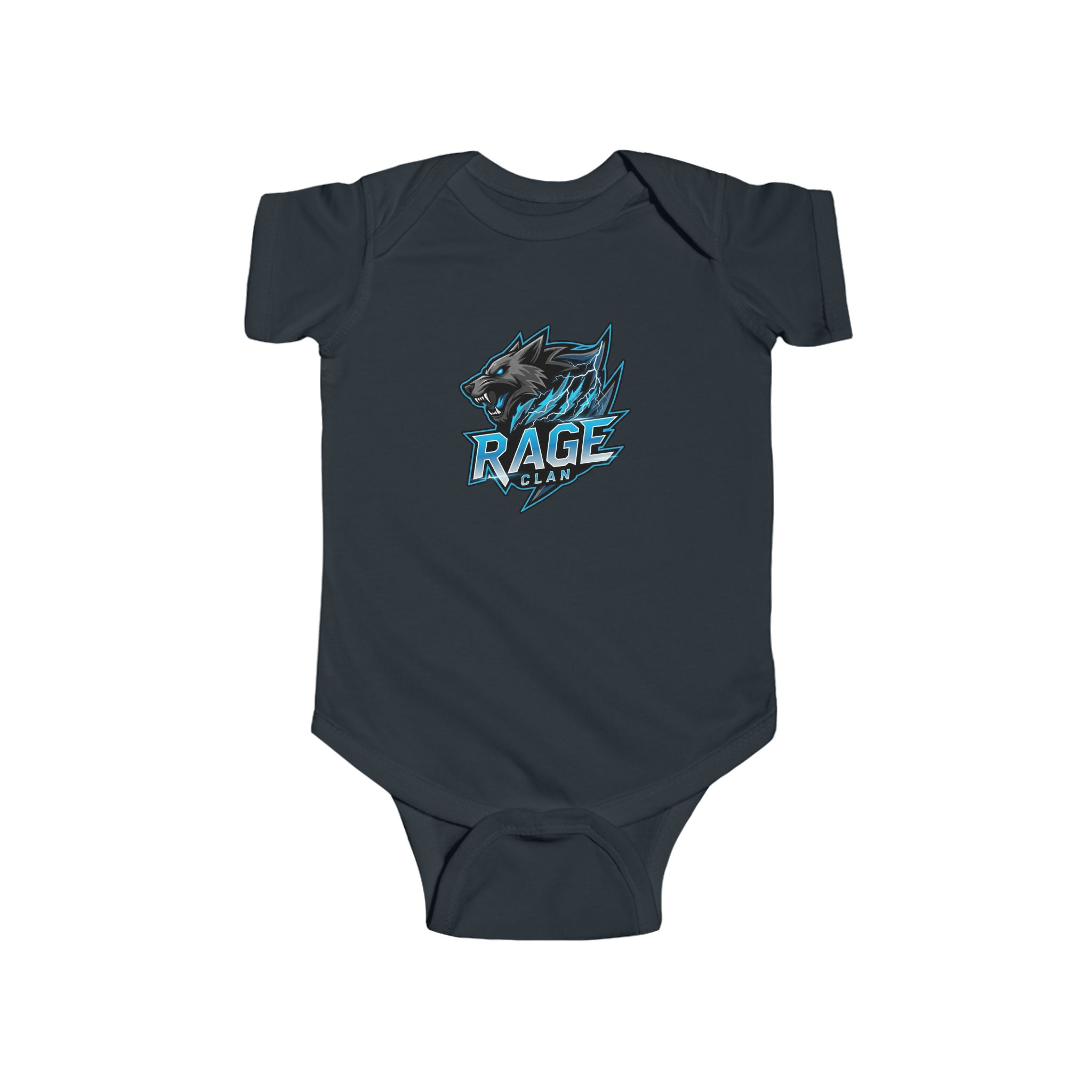 Rage Blue Logo Infant Bodysuit - Image 7