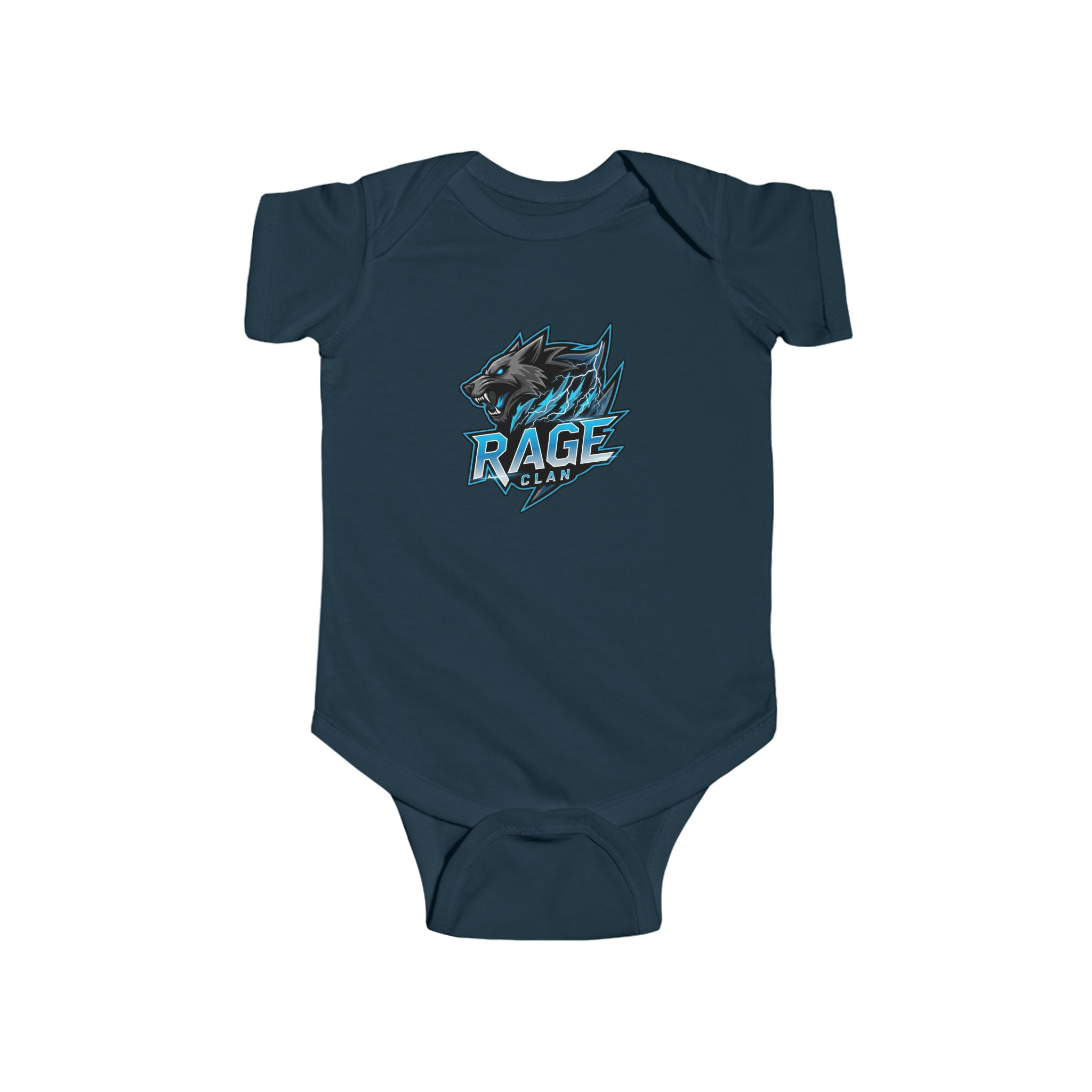 Rage Blue Logo Infant Bodysuit - Image 10